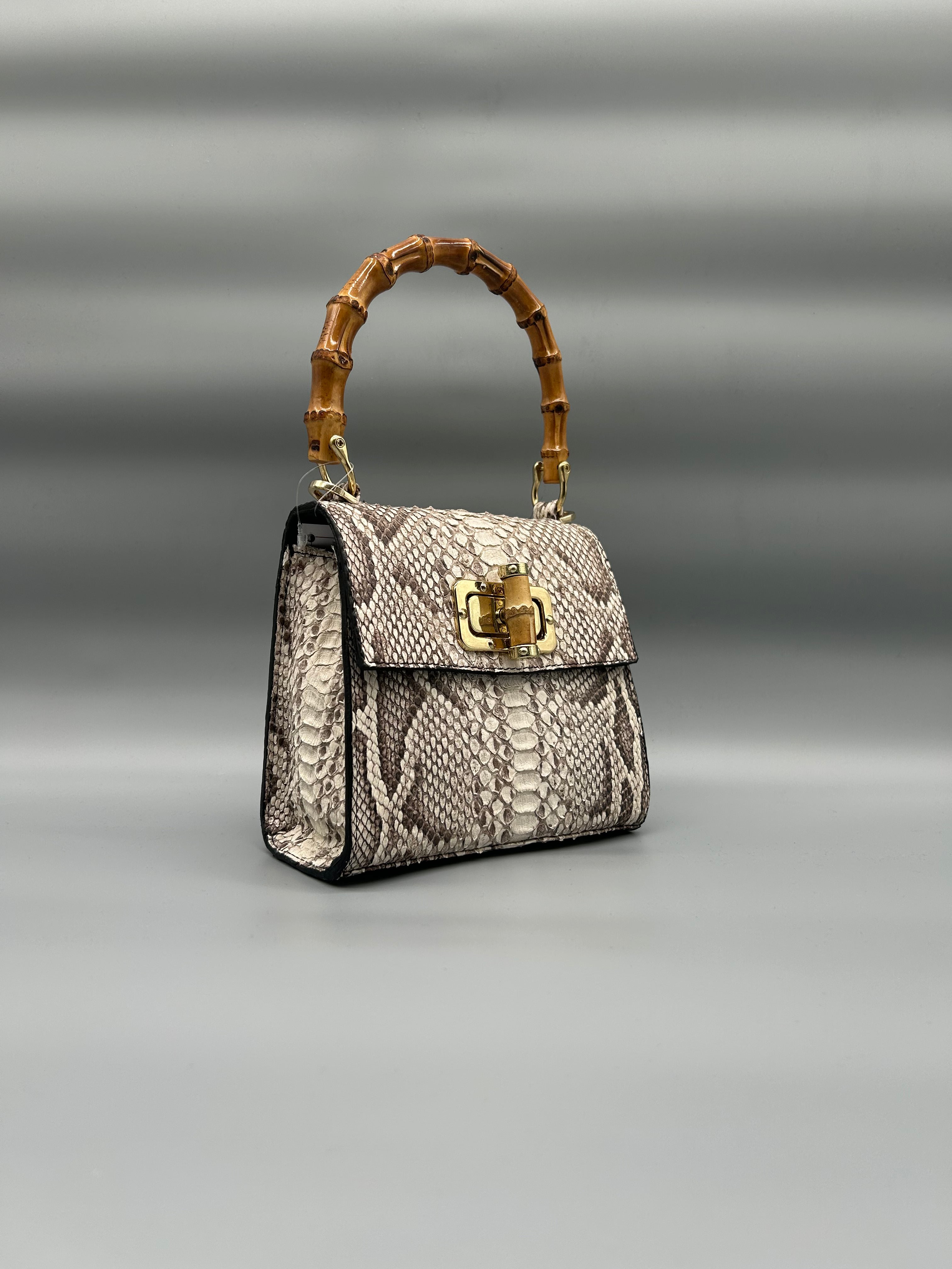 Borsa in pelle di pitone