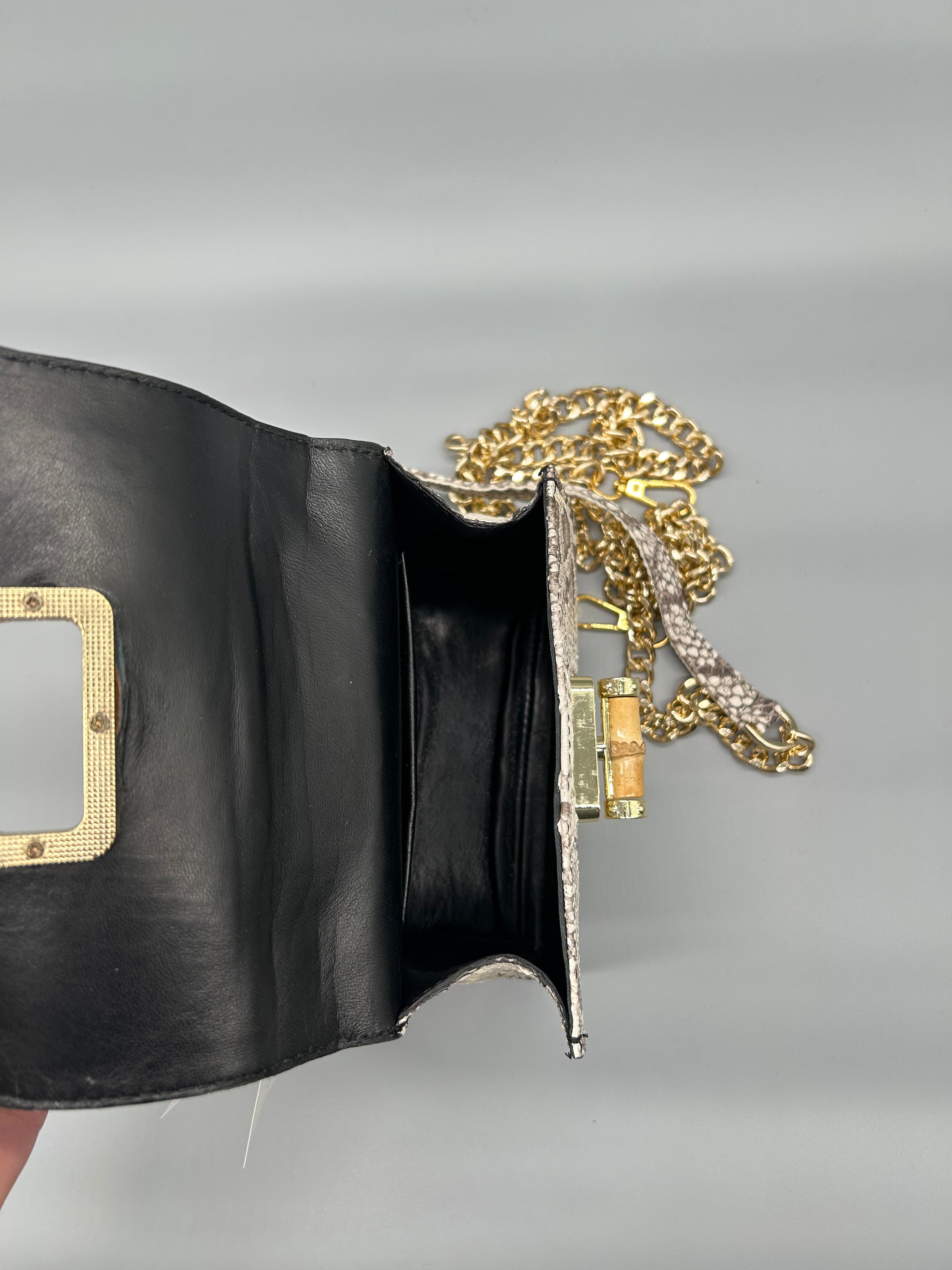 Borsa in pelle di pitone