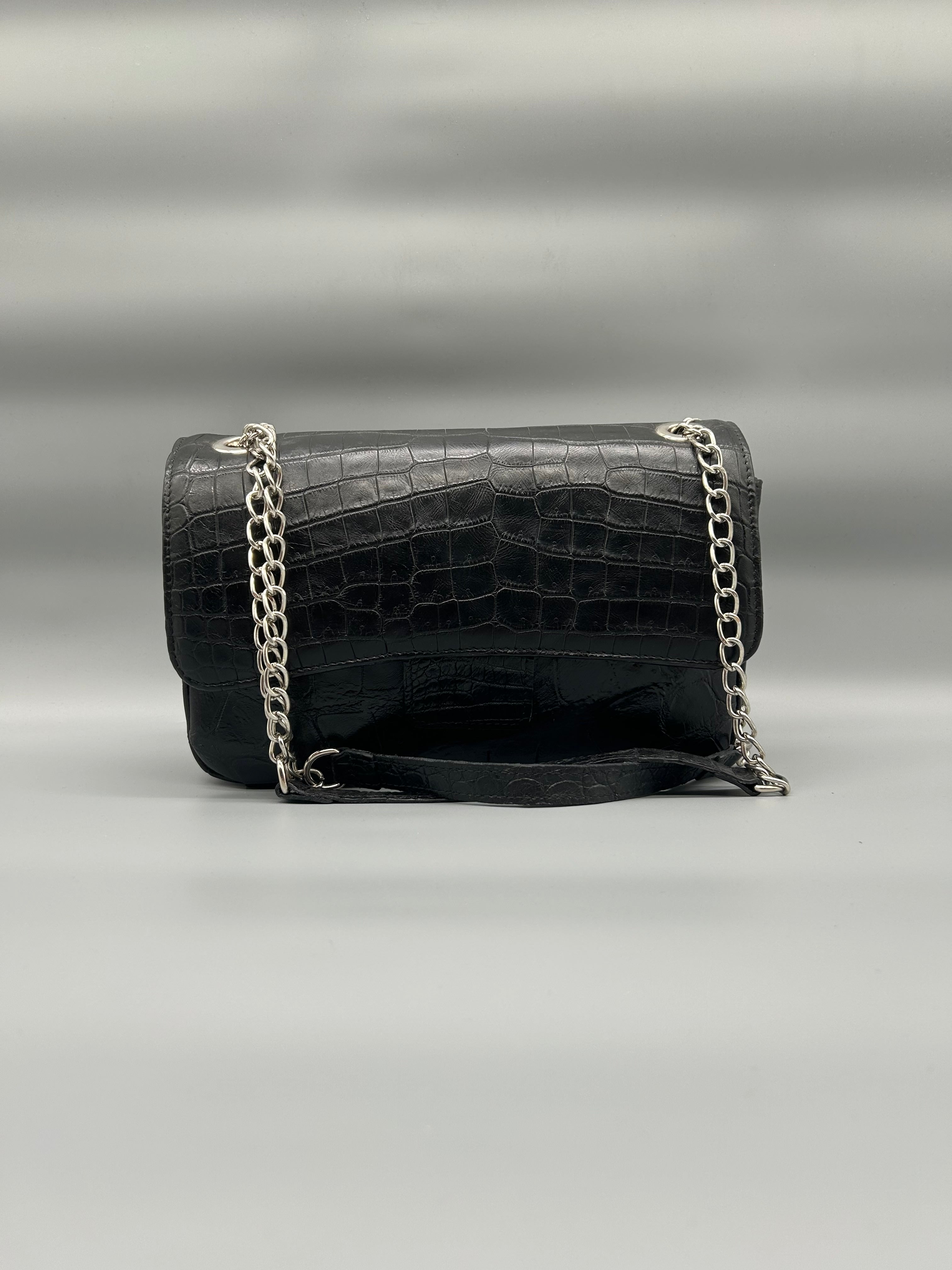 Borsa in pelle di coccodrillo