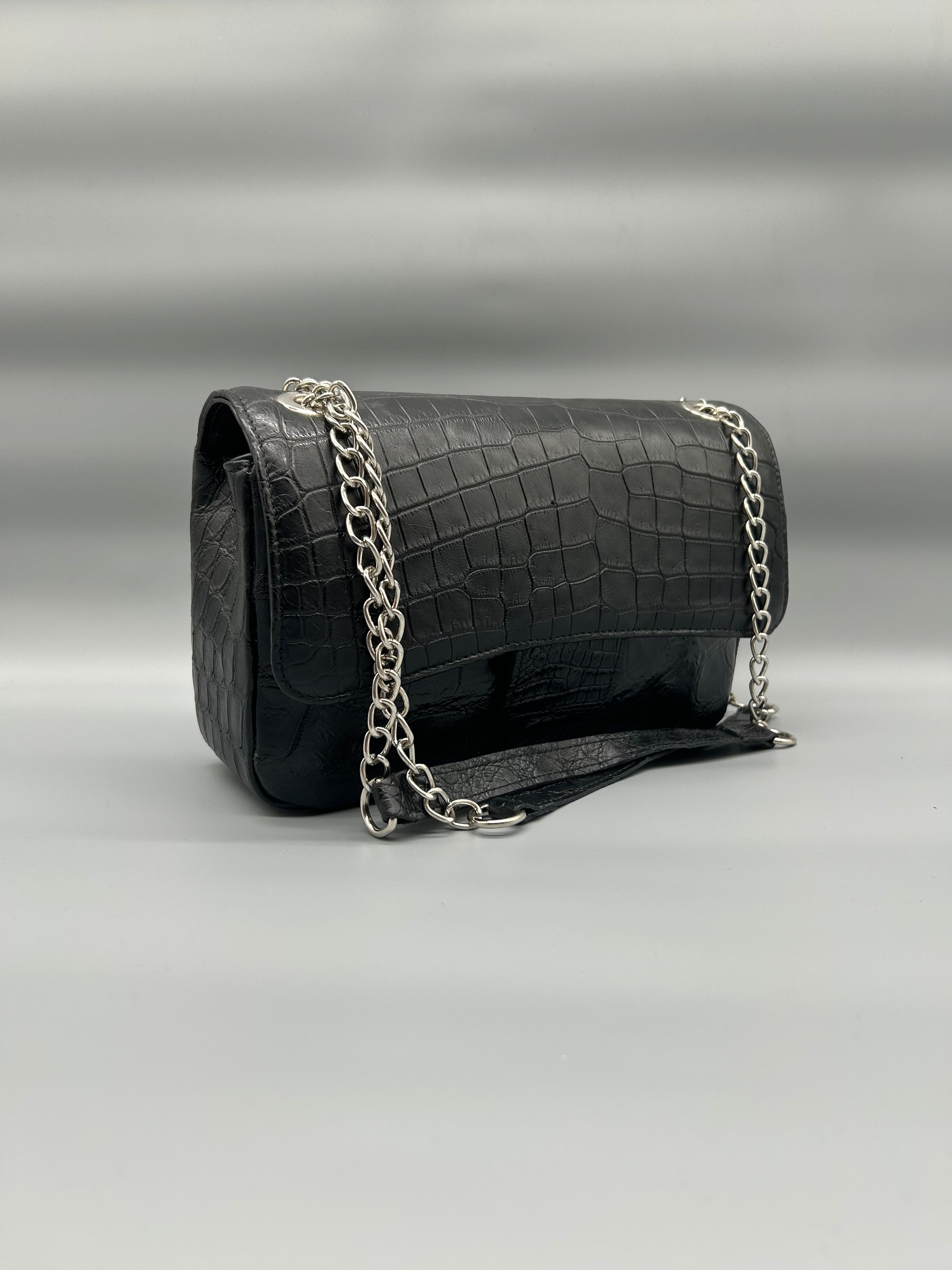 Borsa in pelle di coccodrillo
