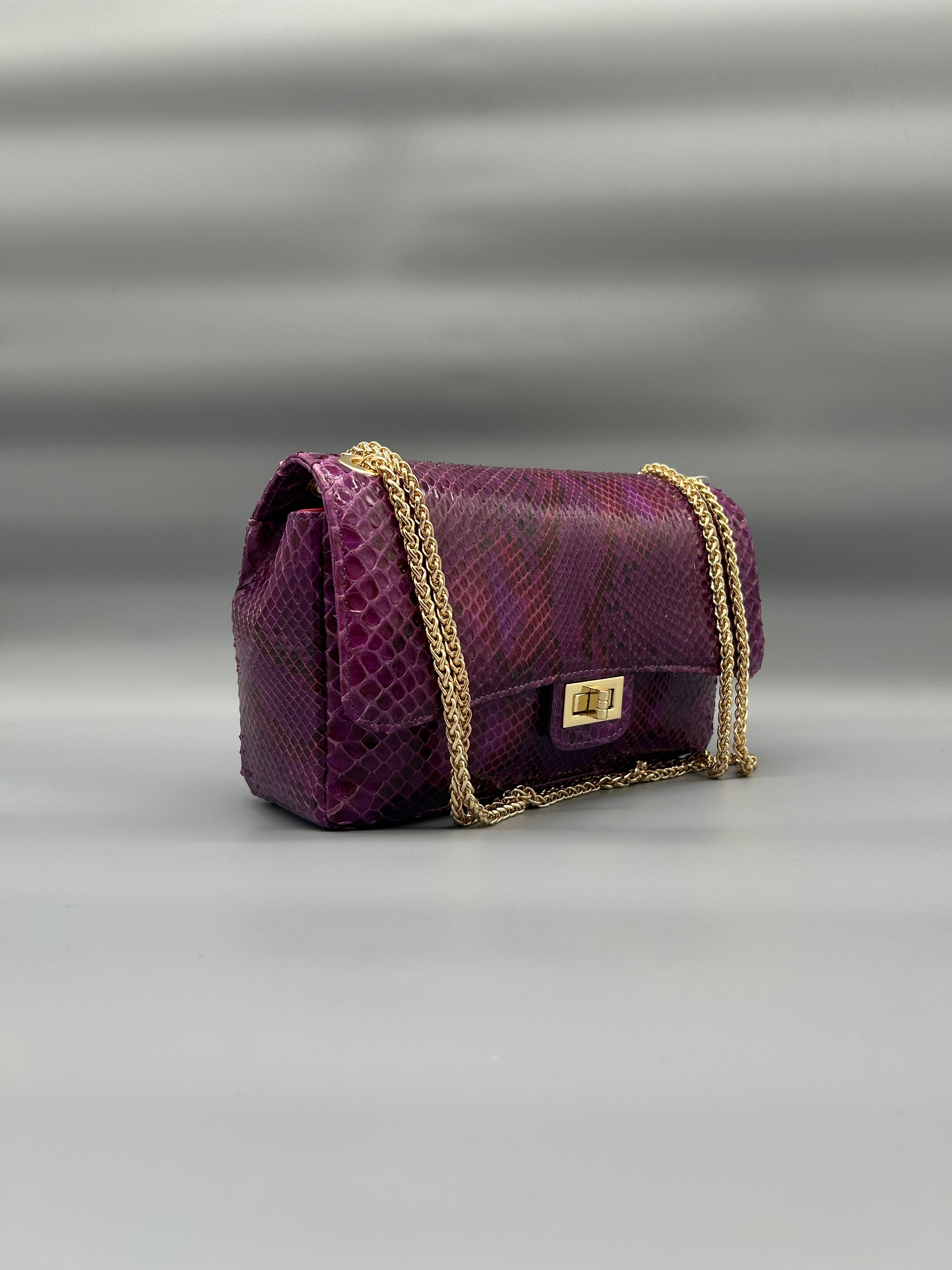 Borsa in pelle di pitone