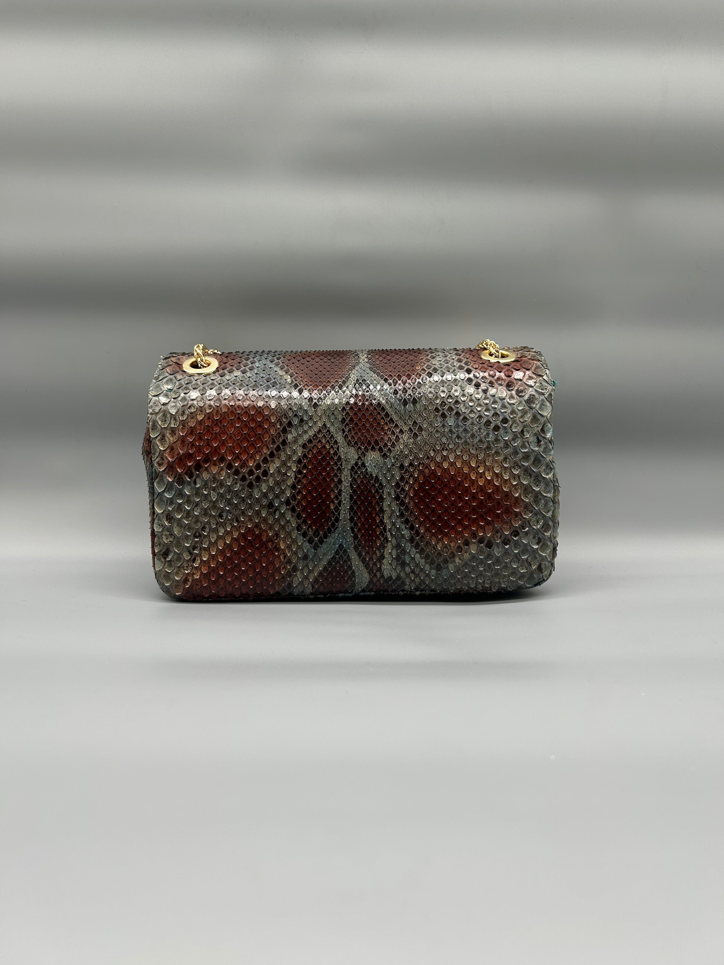 Borsa in pelle di pitone