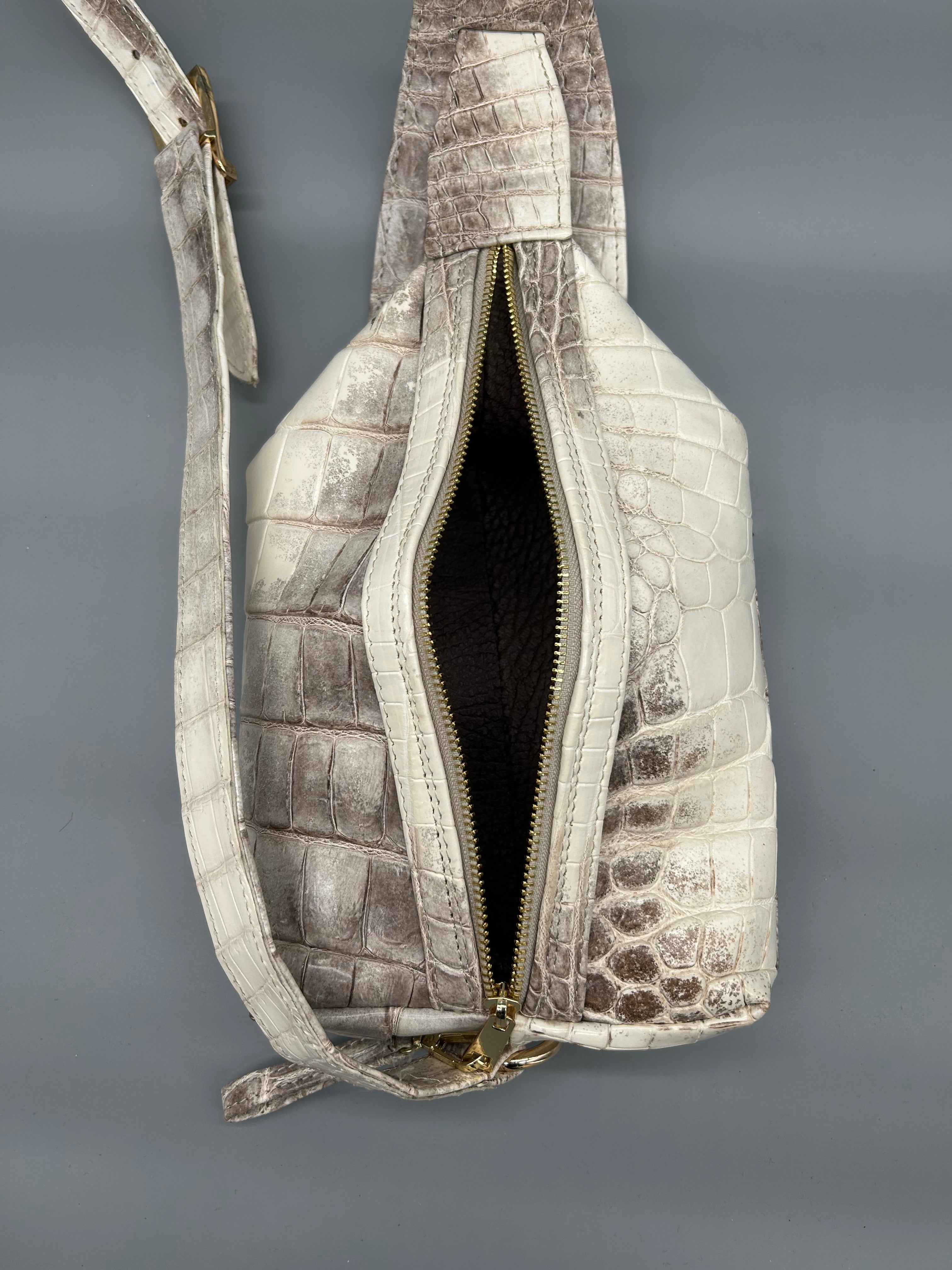 Borsa in pelle di coccodrillo