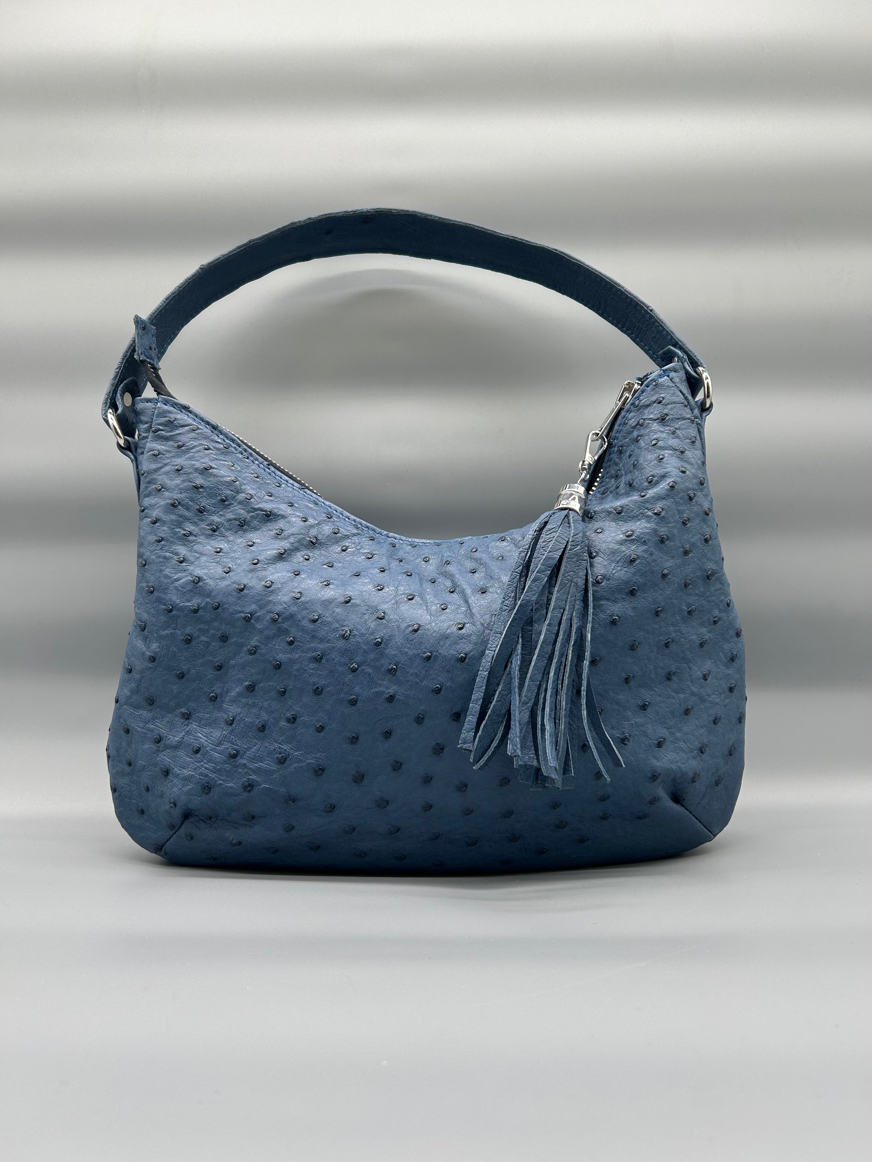 Borsa in pelle di struzzo
