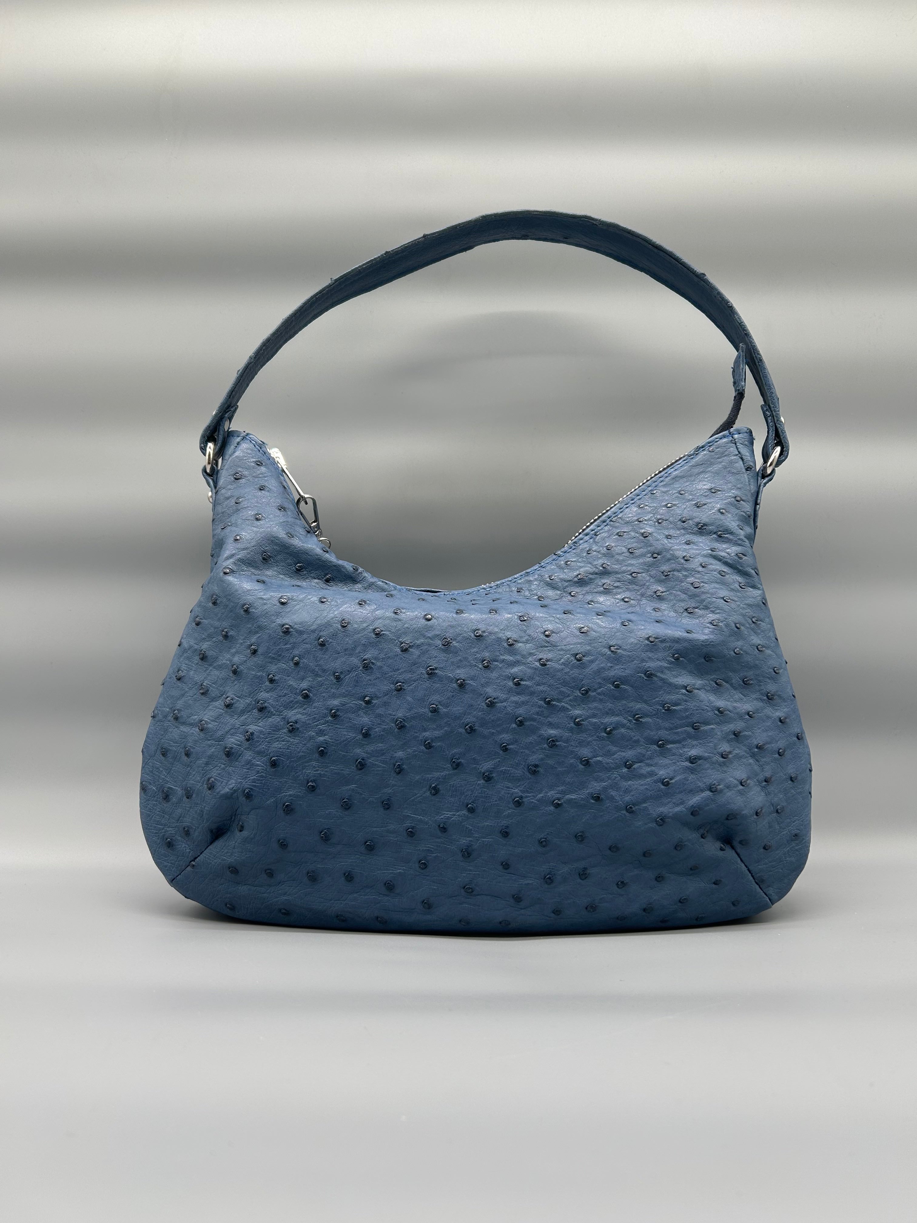 Borsa in pelle di struzzo
