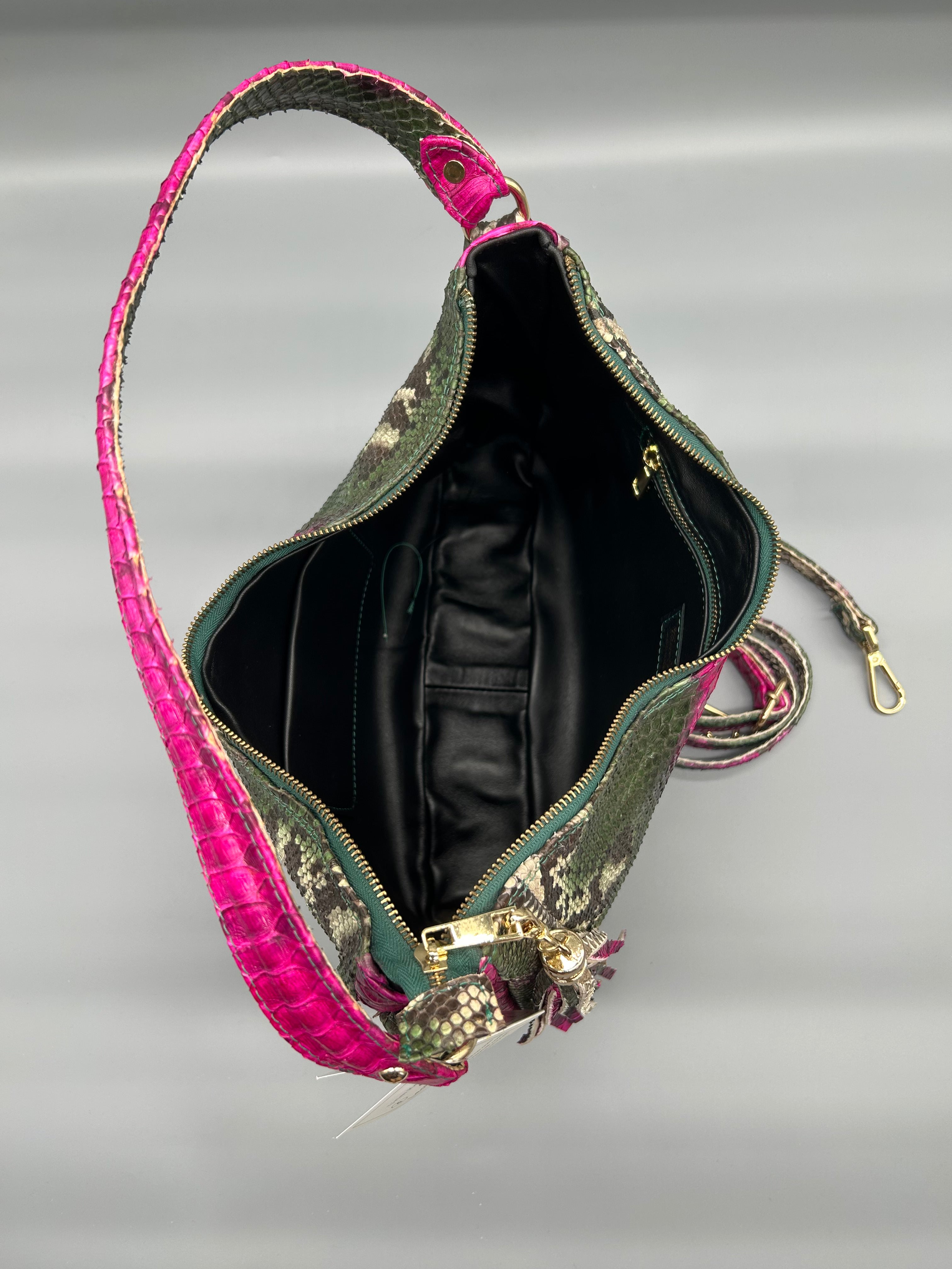 Borsa in pelle di pitone