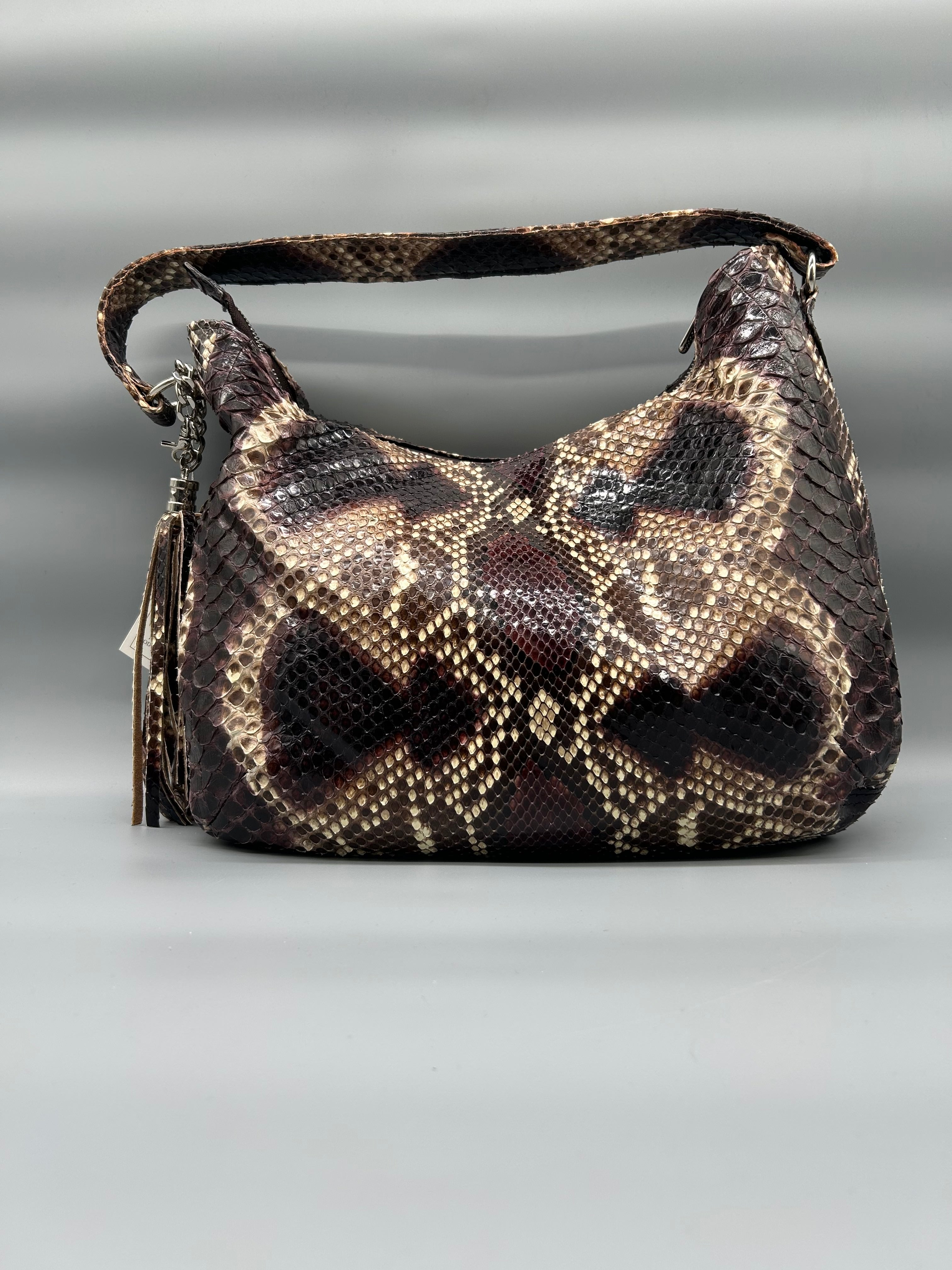Borsa in pelle di pitone