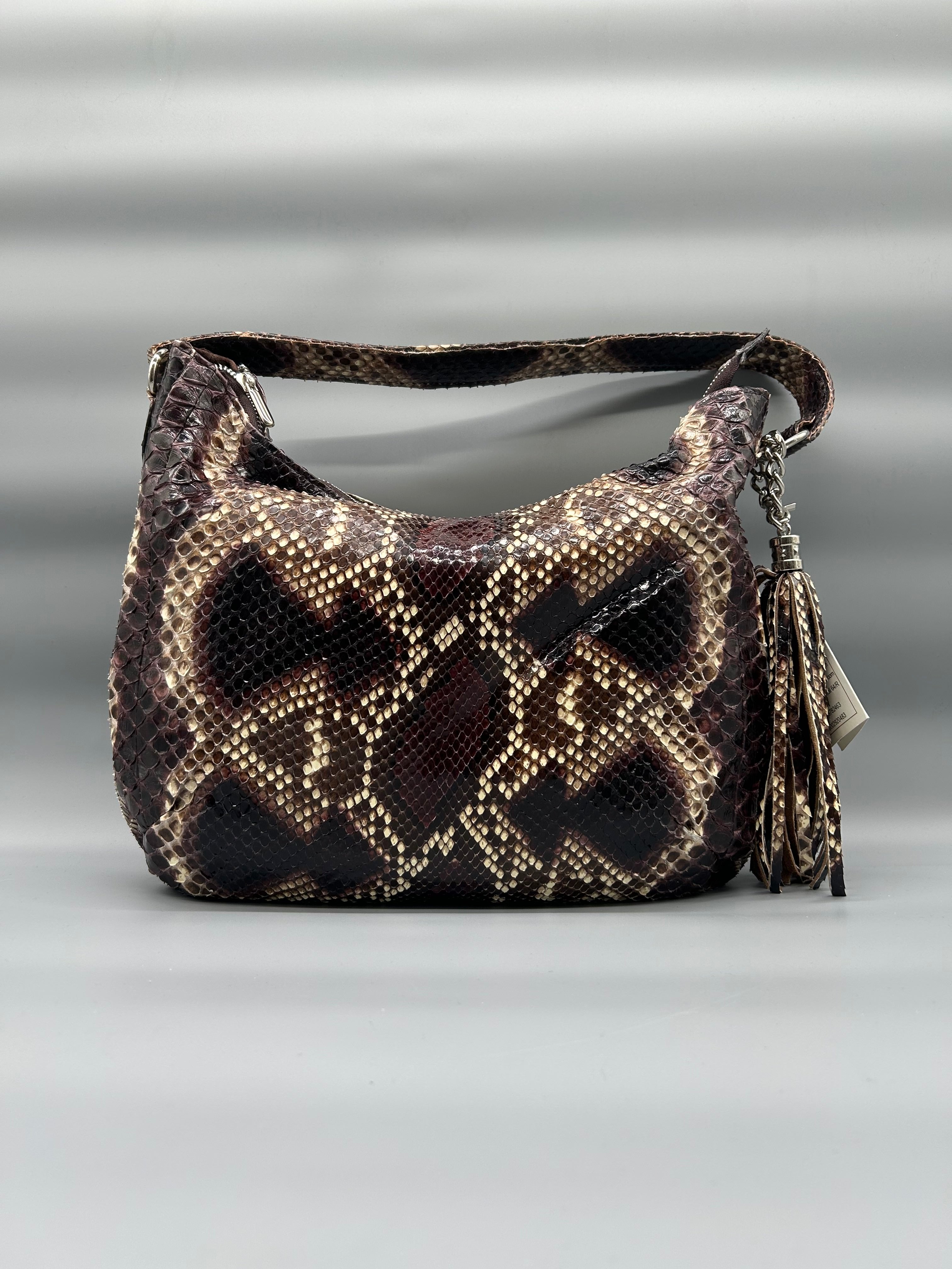 Borsa in pelle di pitone