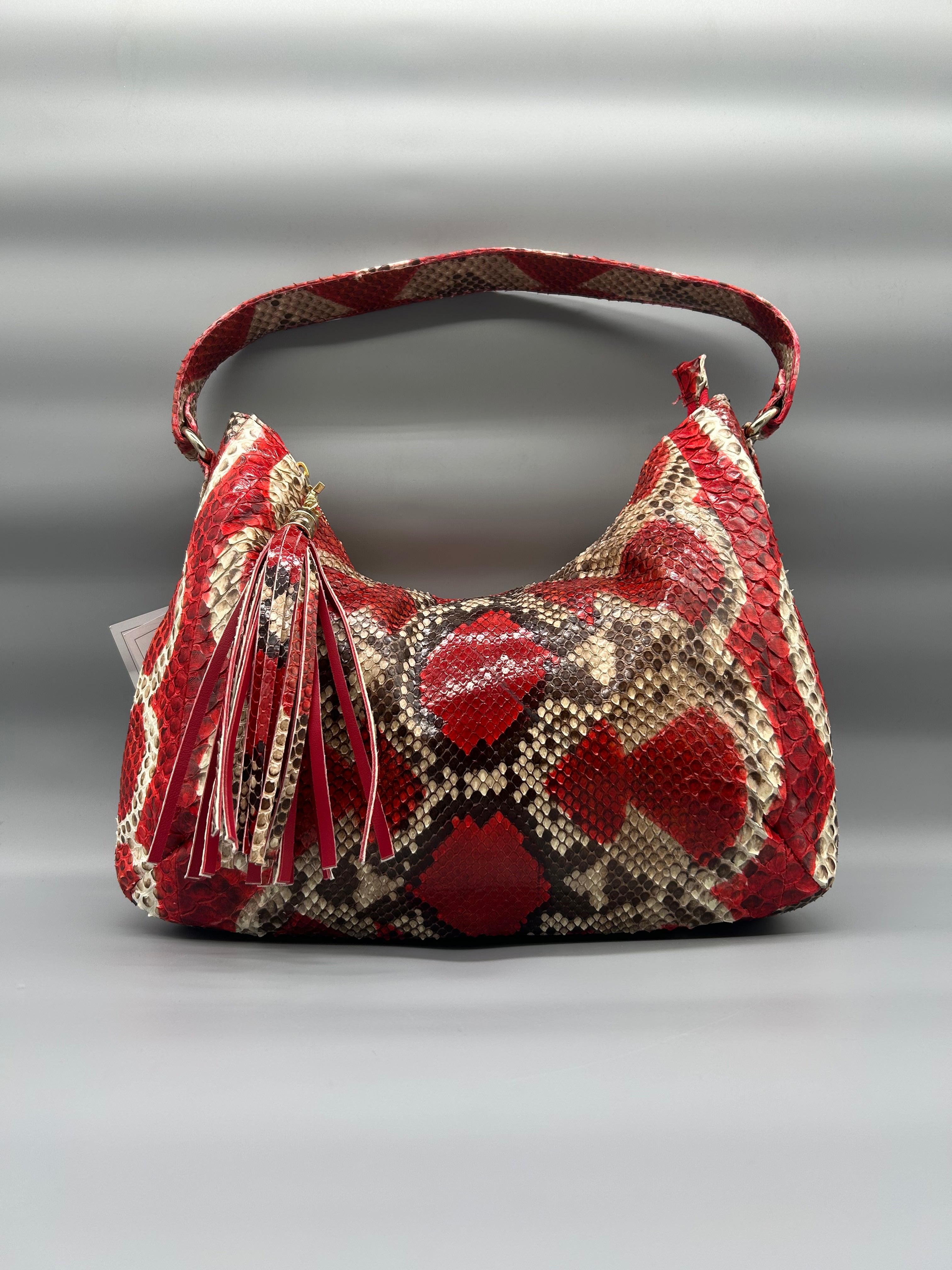 Borsa in pelle di pitone