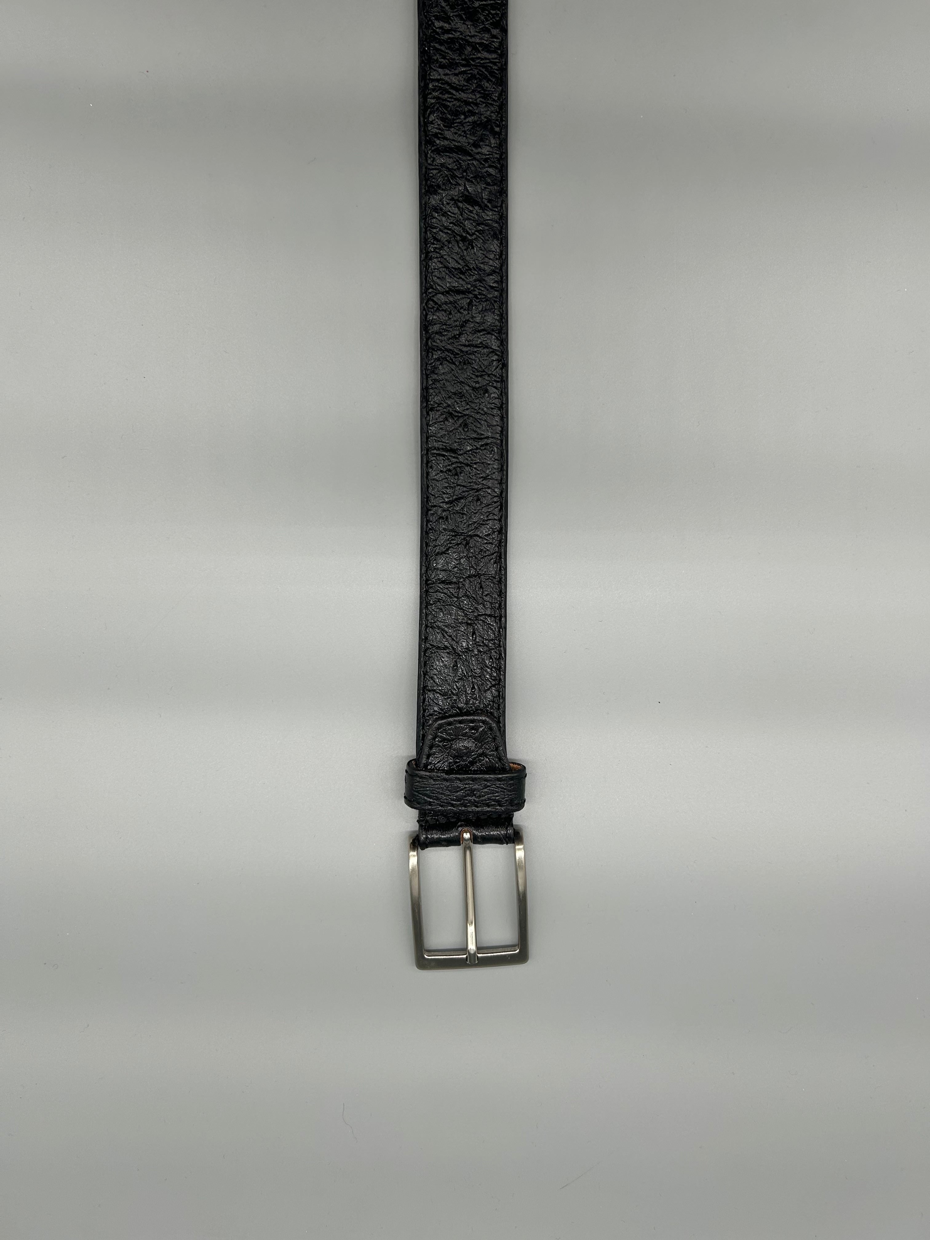 Cintura in pelle di struzzo