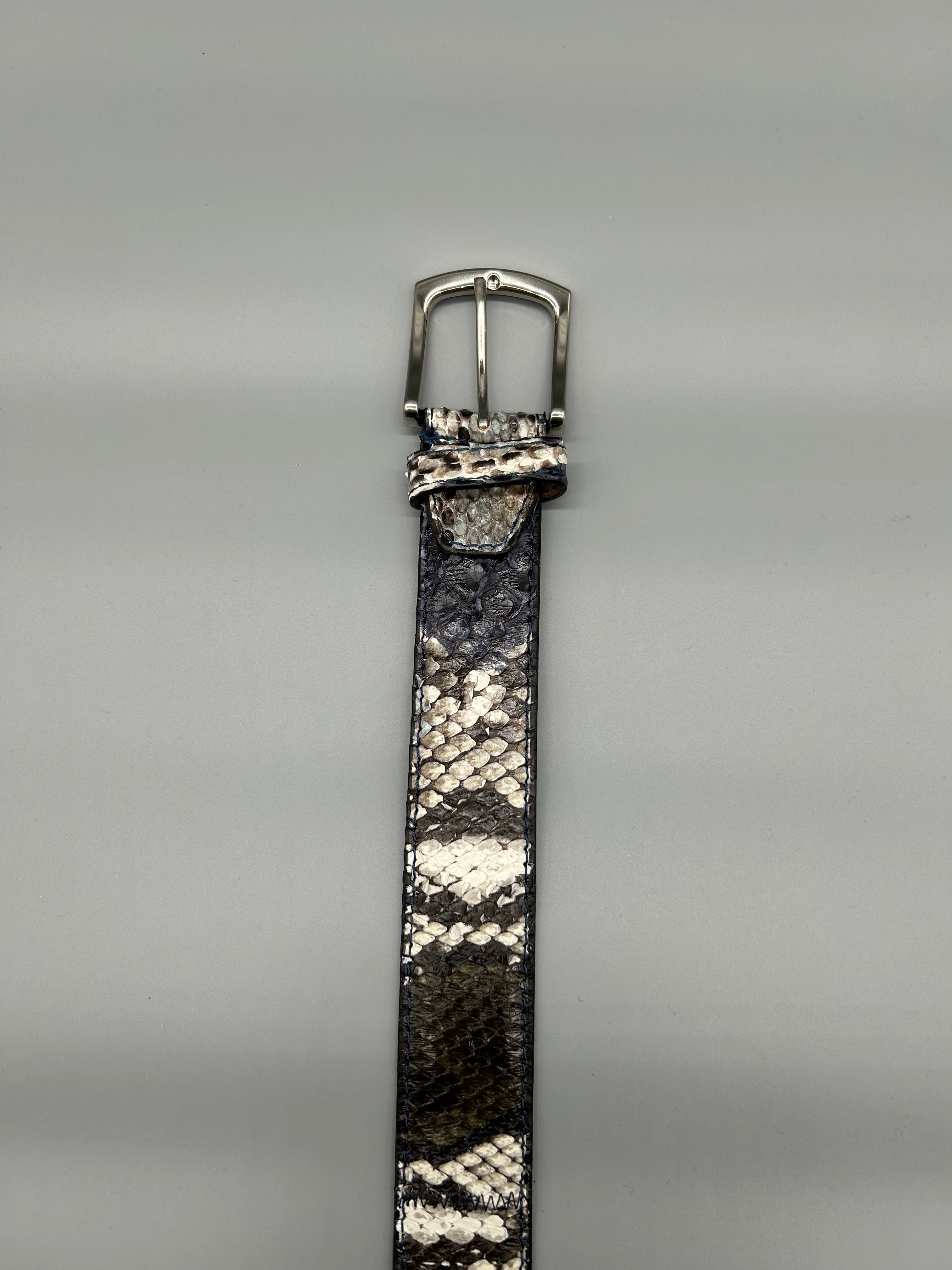 Cintura in pelle di pitone