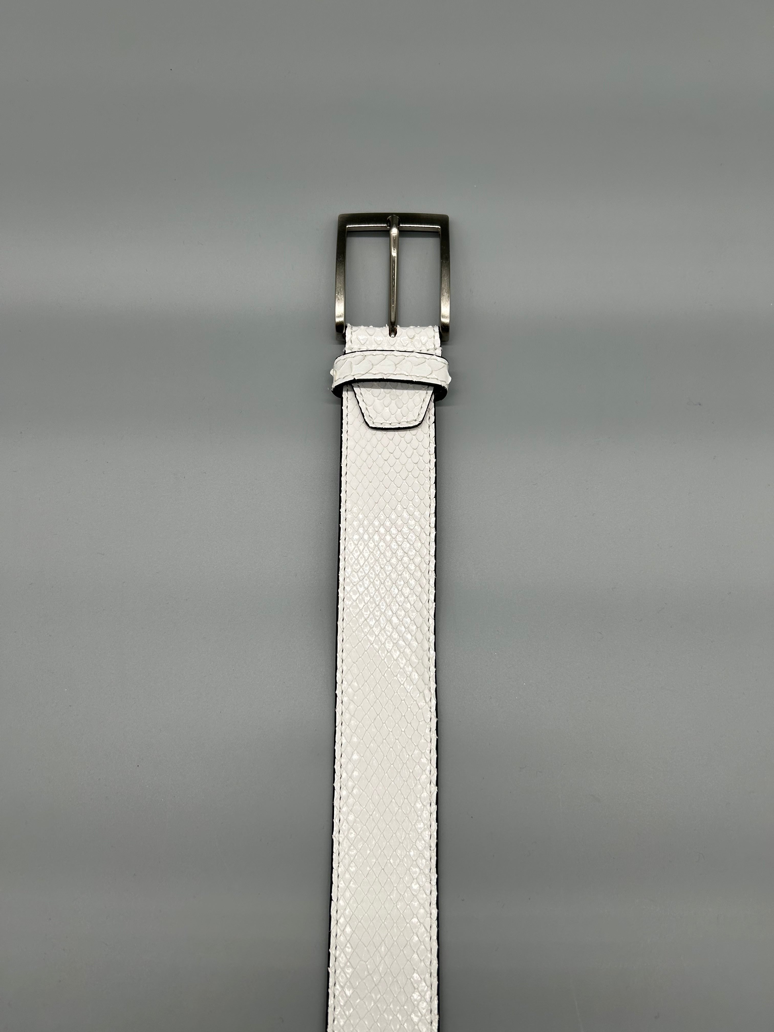 Cintura in pelle di pitone
