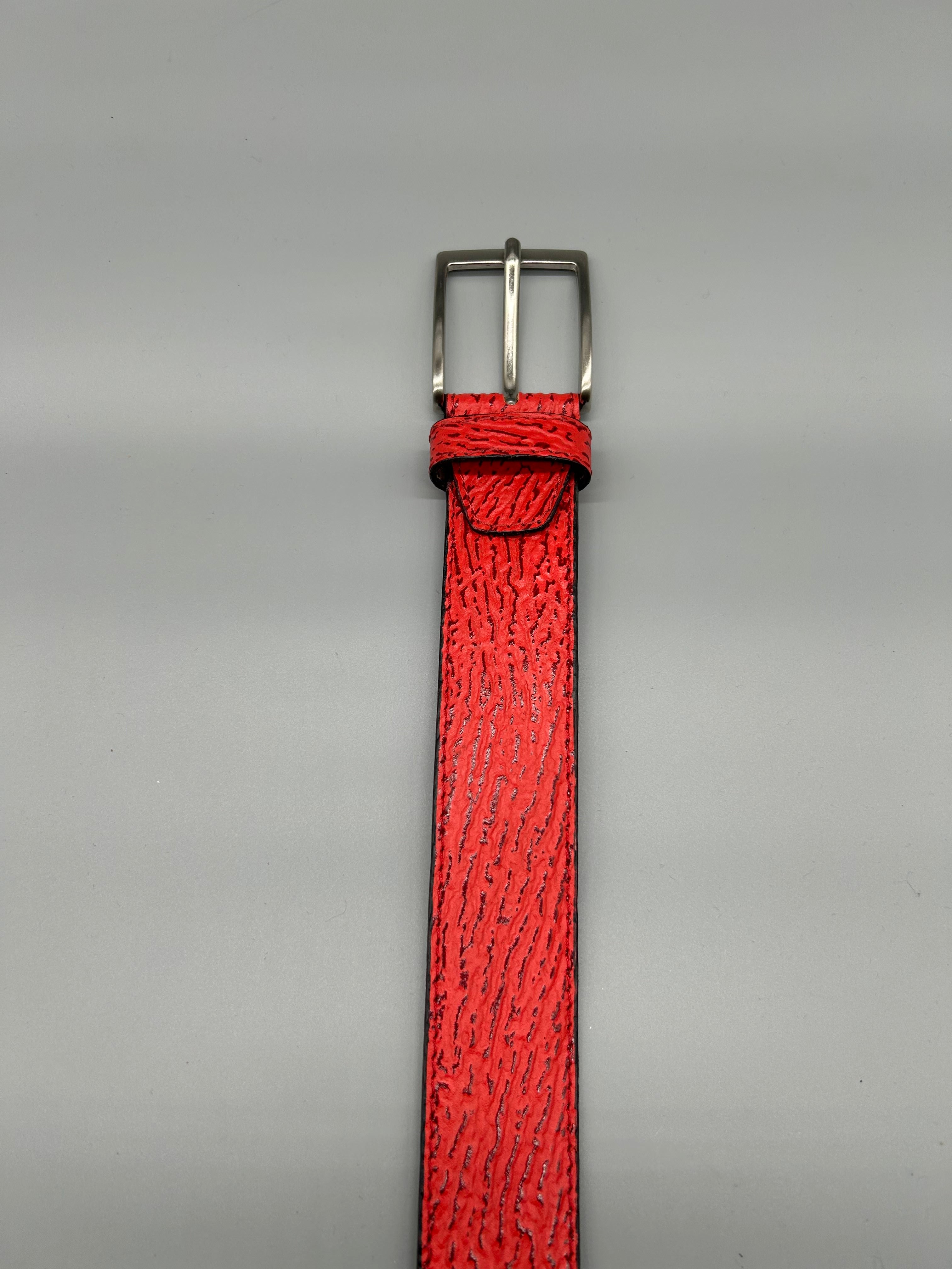 Cintura in pelle di squalo