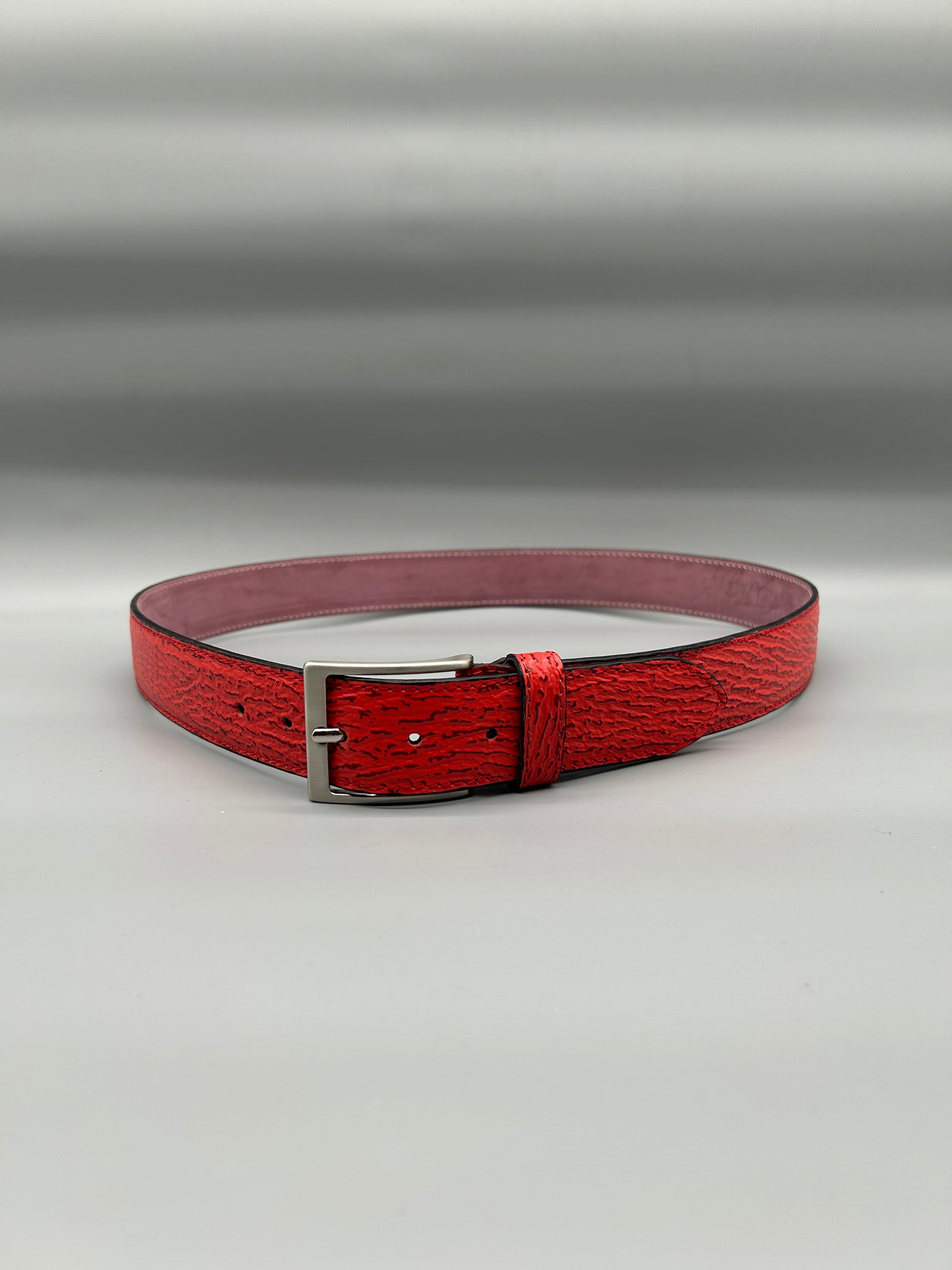 Cintura in pelle di squalo