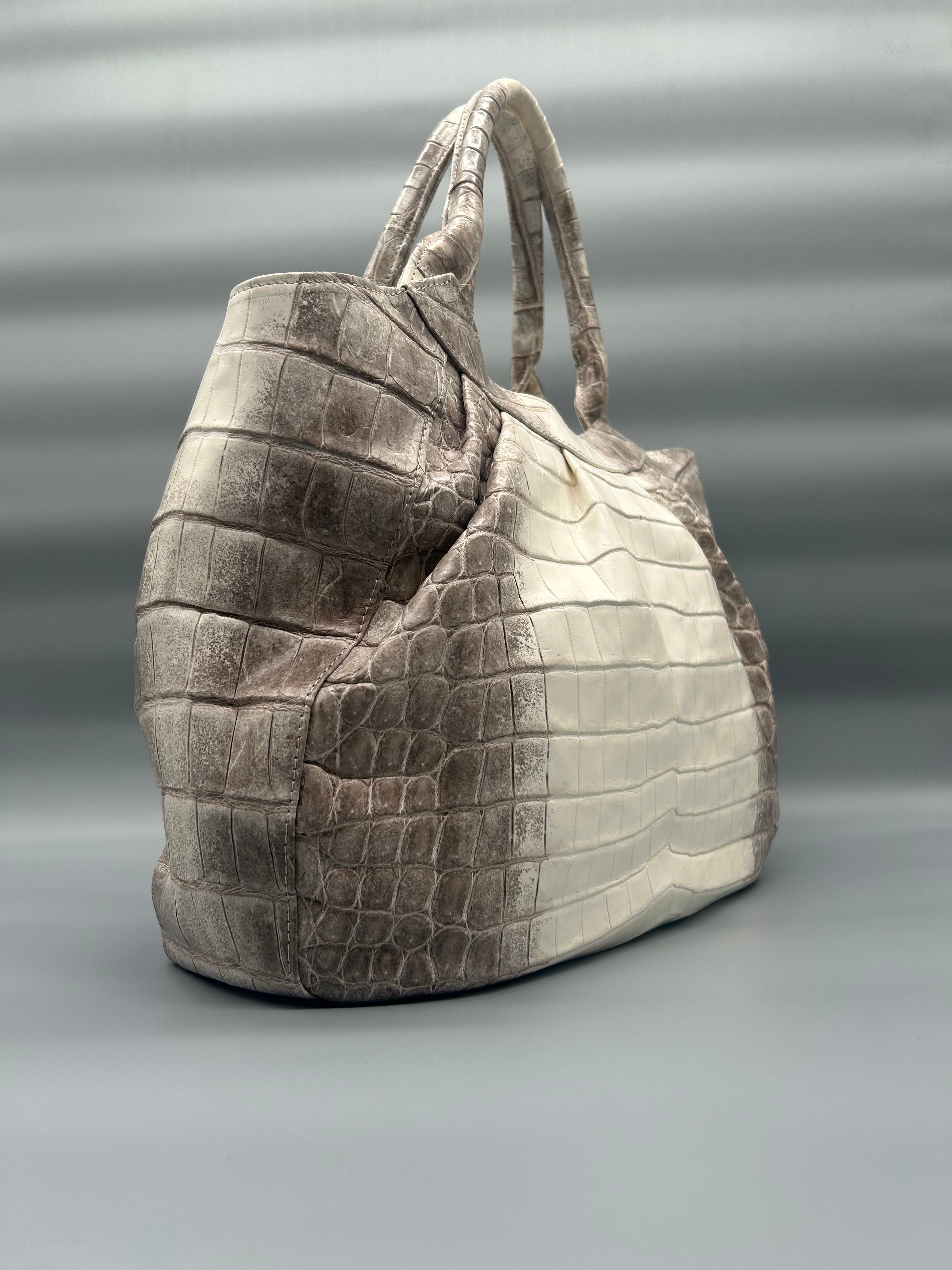 Borsa in pelle di coccodrillo