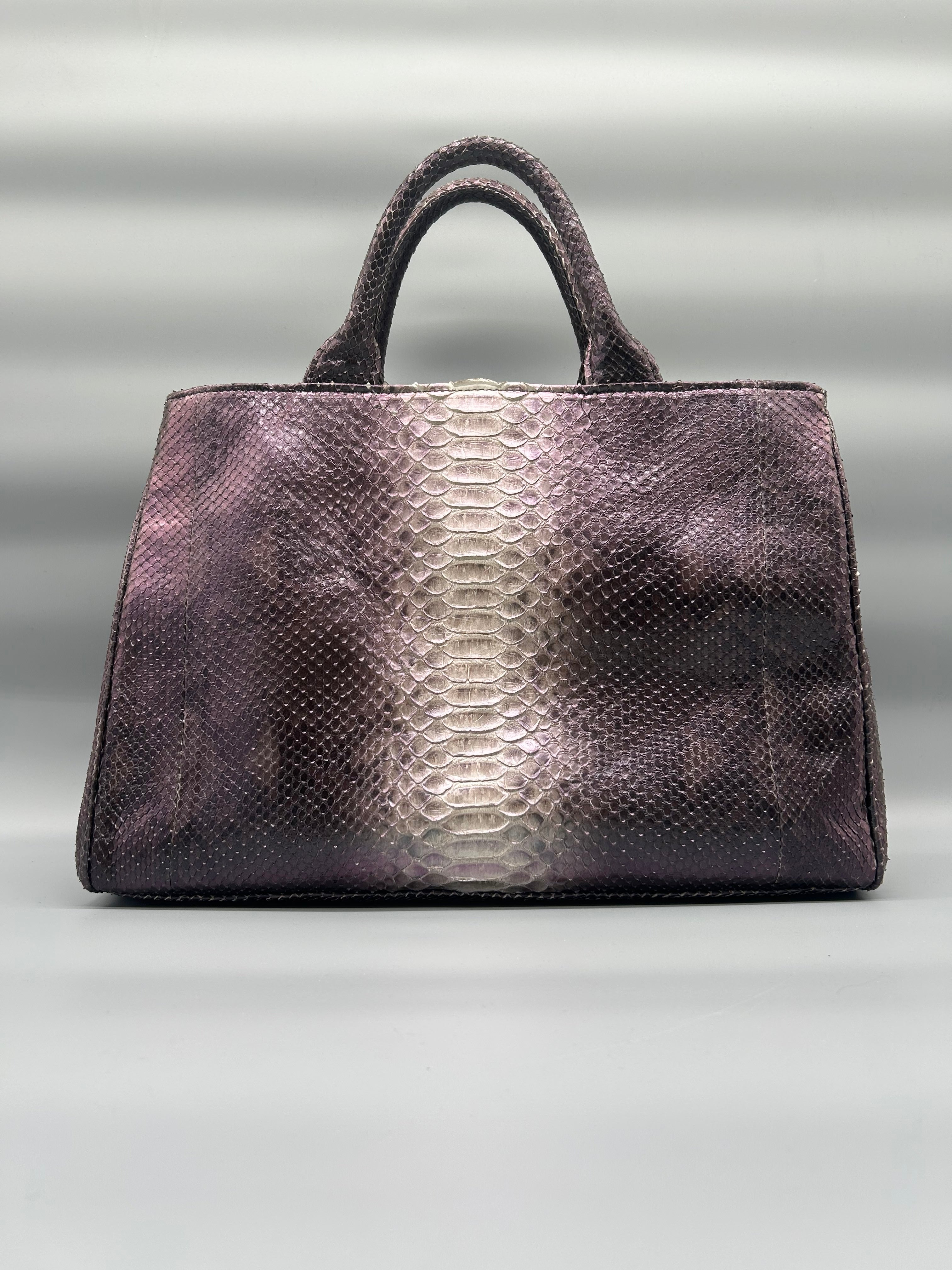 Borsa in pelle di pitone