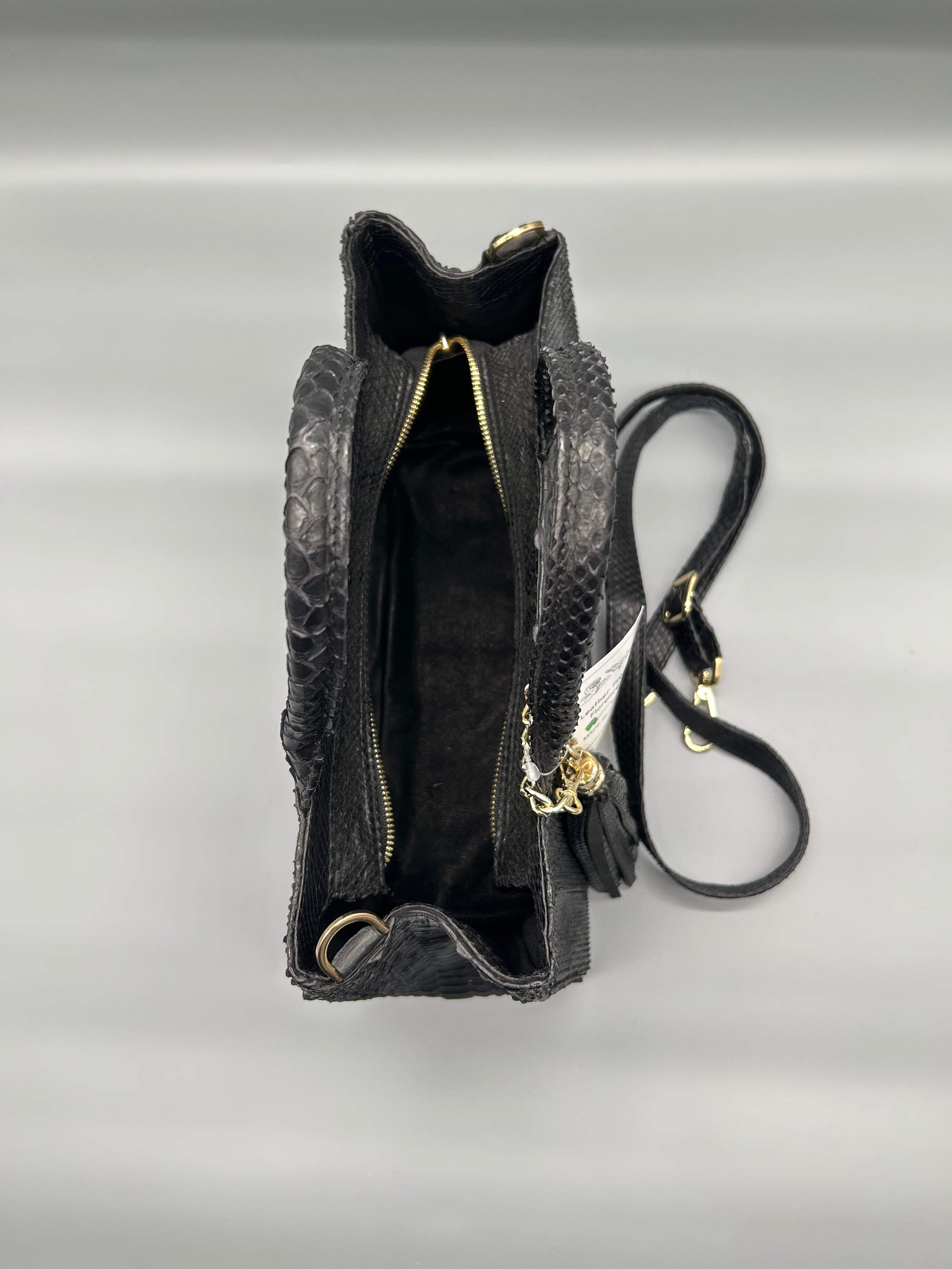 Borsa in pelle di pitone