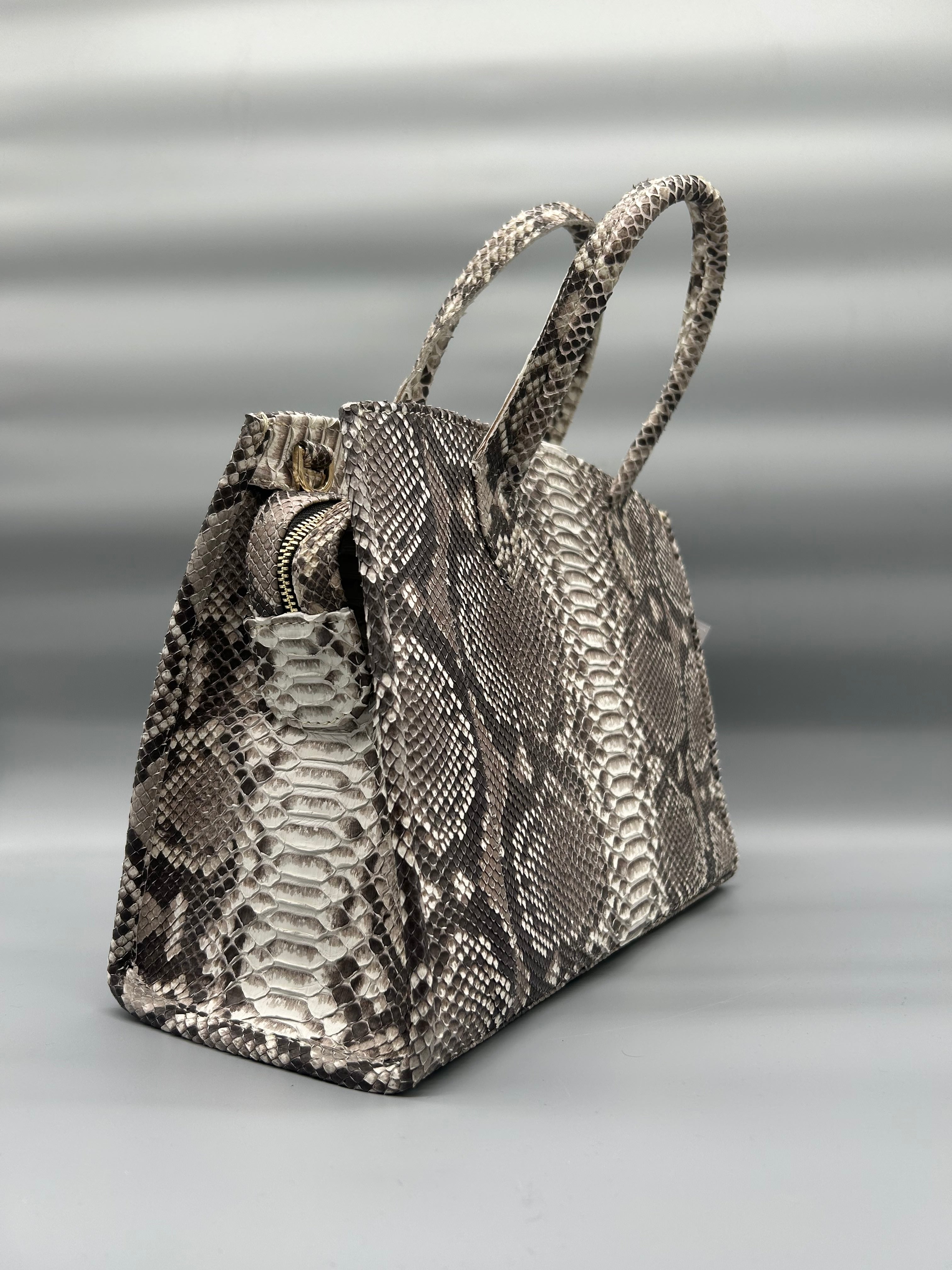 Borsa in pelle di pitone
