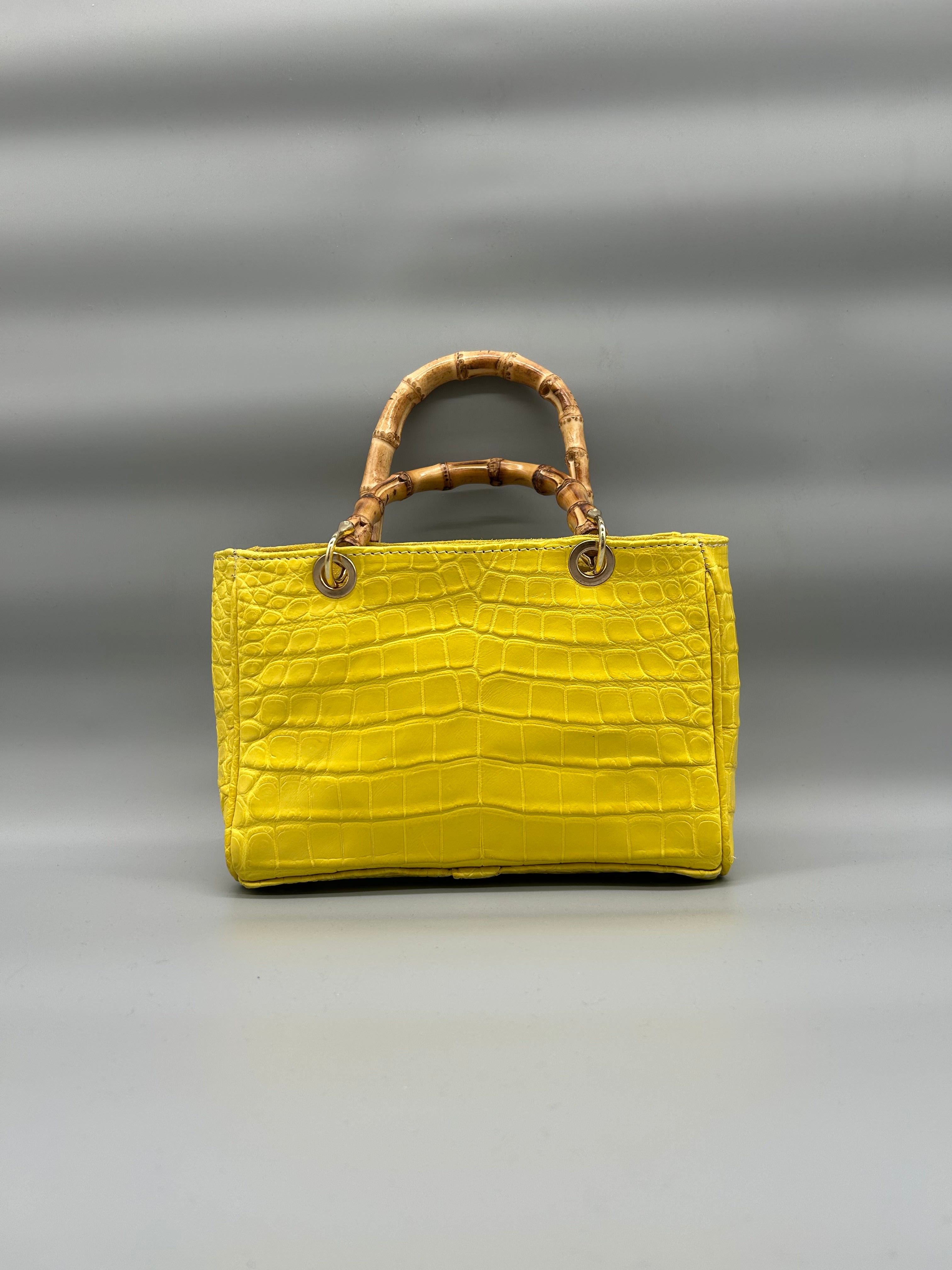 Borsa in pelle di coccodrillo