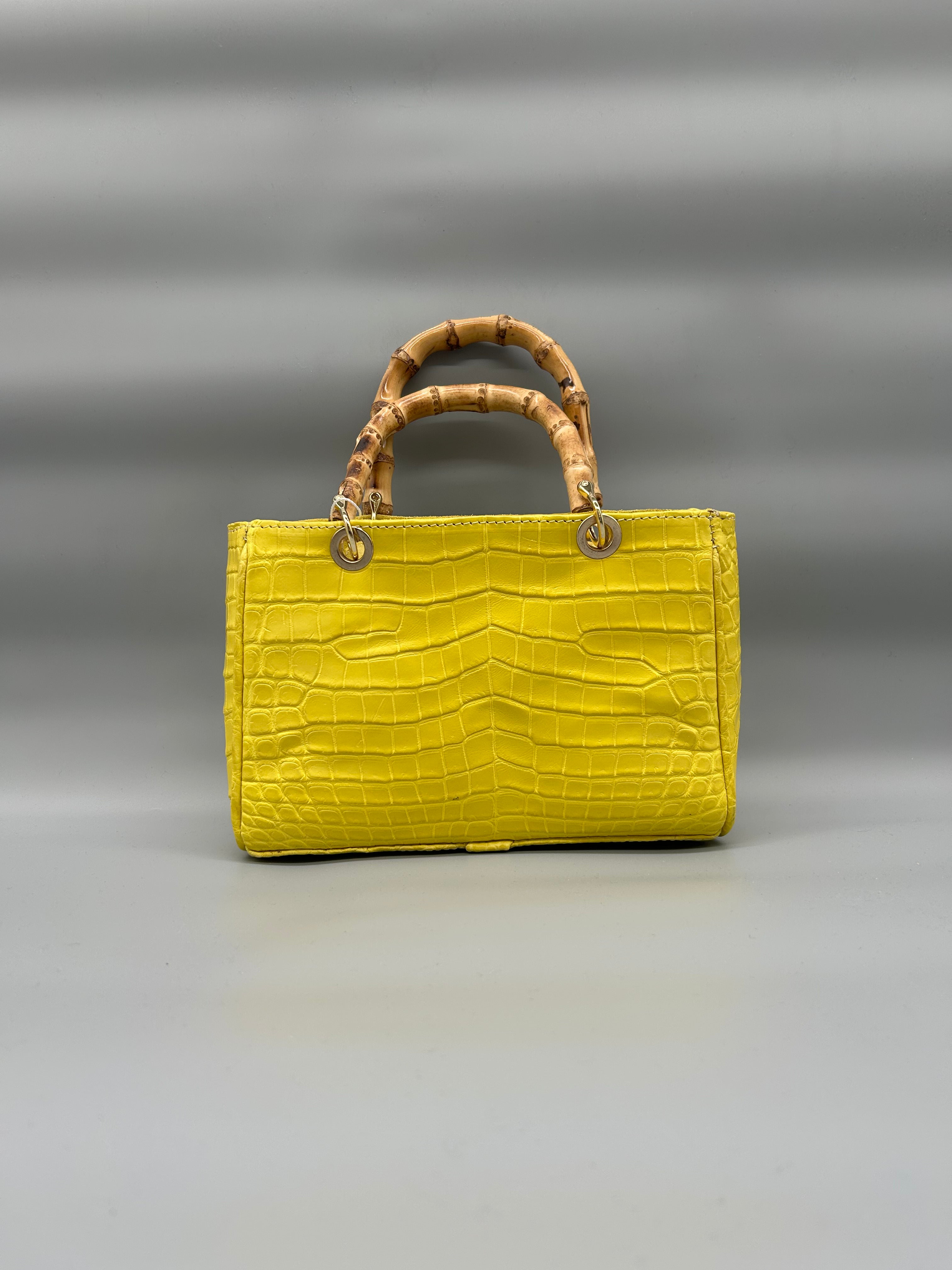 Borsa in pelle di coccodrillo