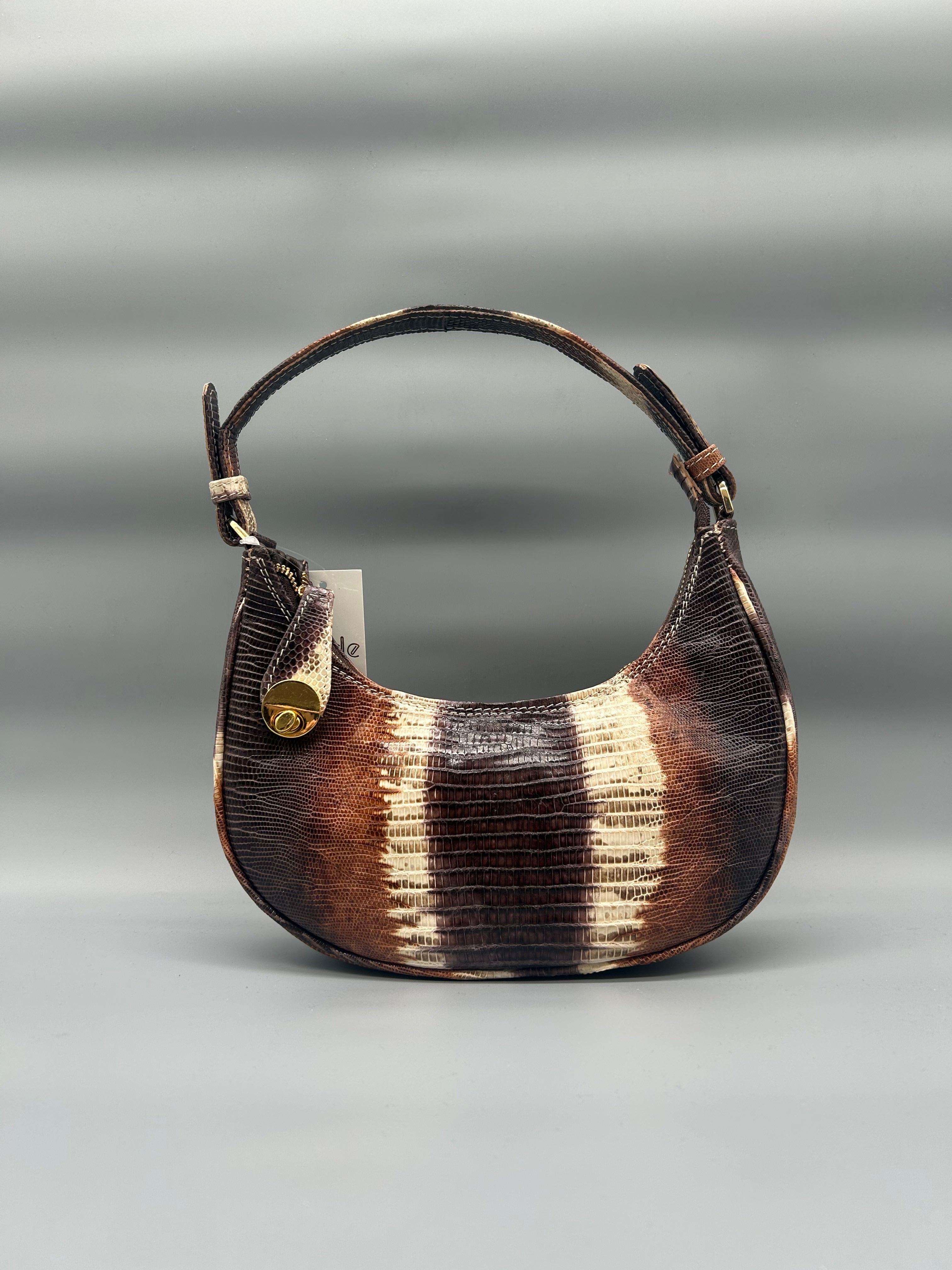 Borsa in pelle di lucertola