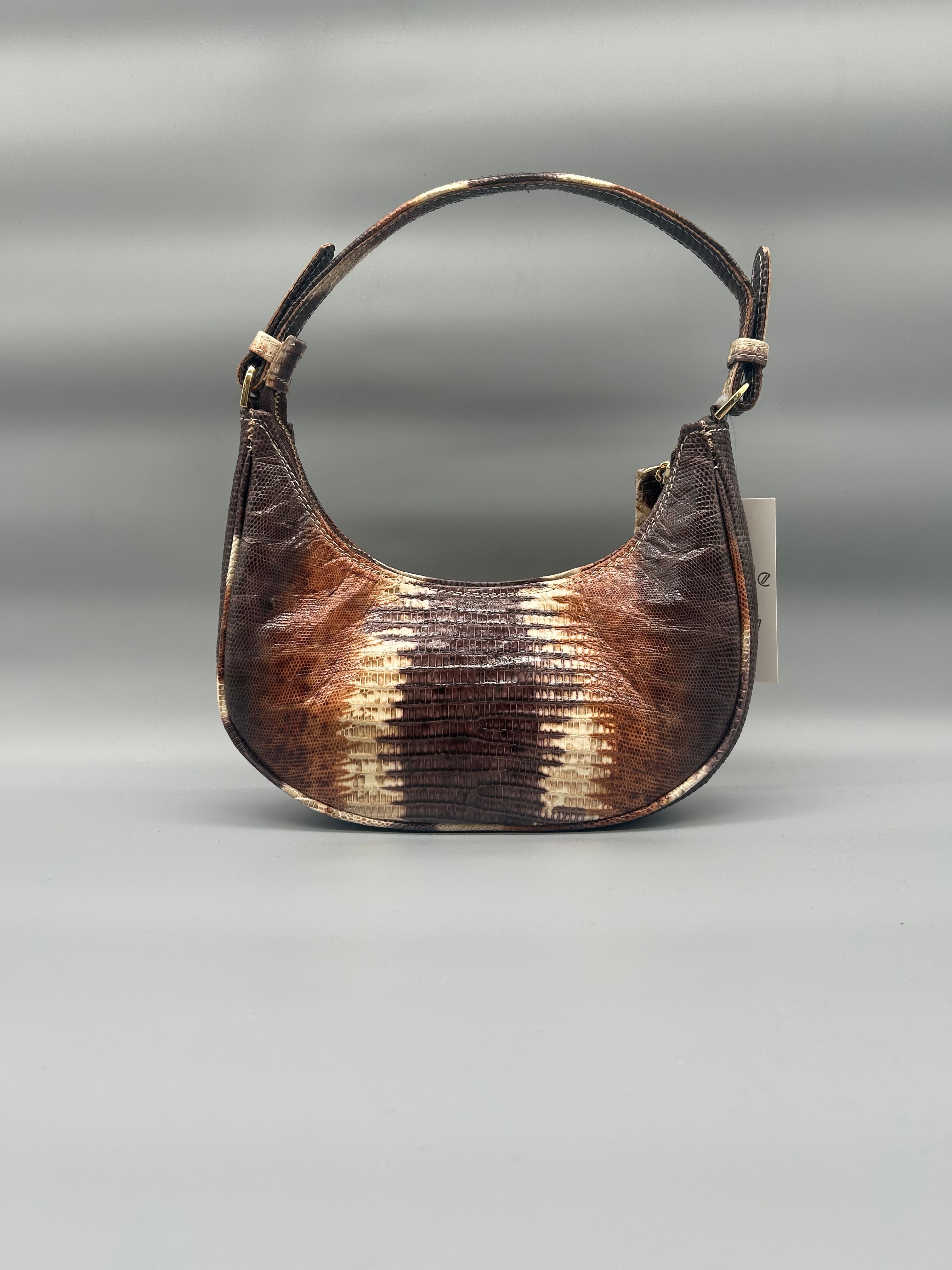 Borsa in pelle di lucertola