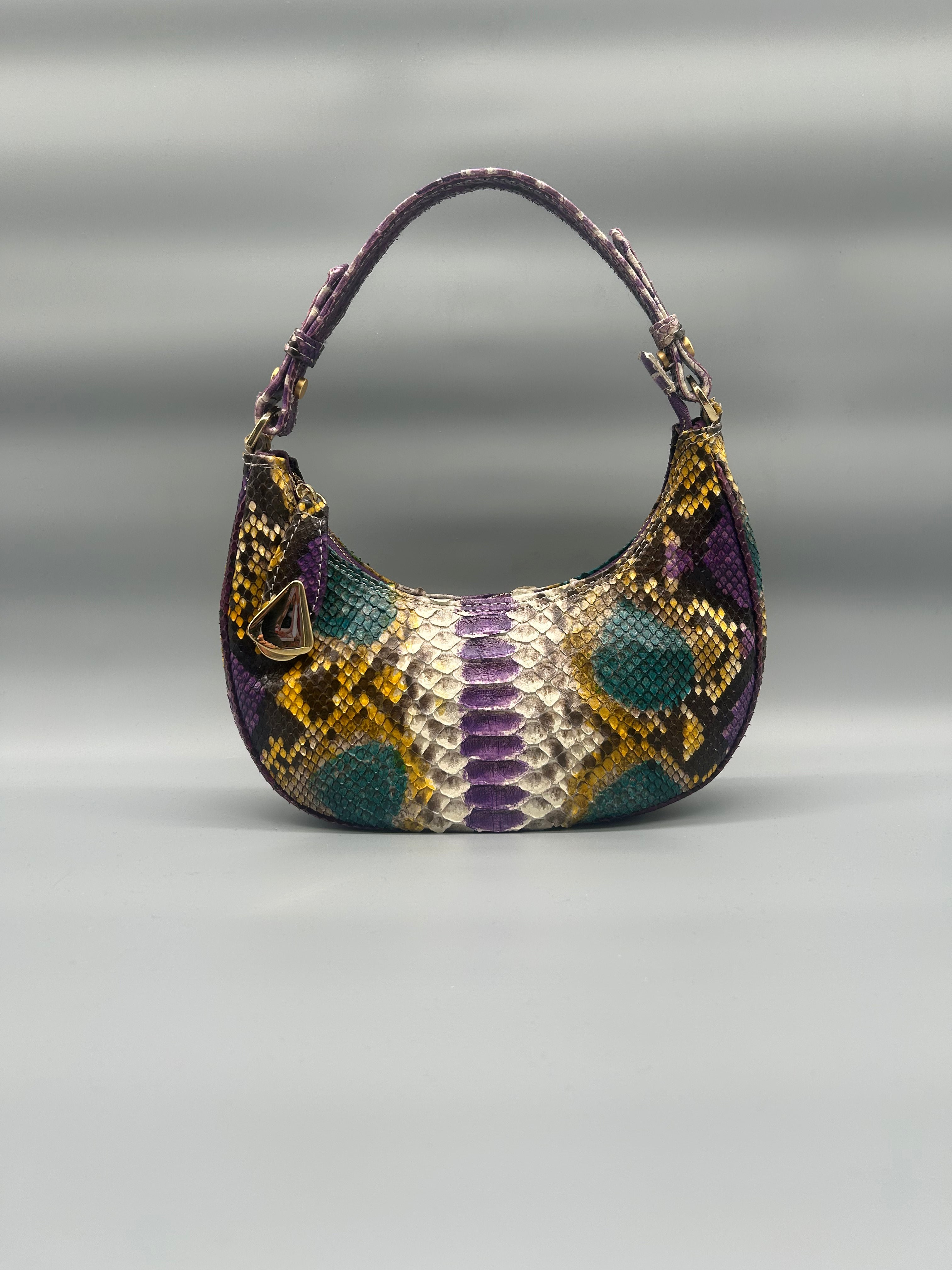 Borsa in pelle di pitone