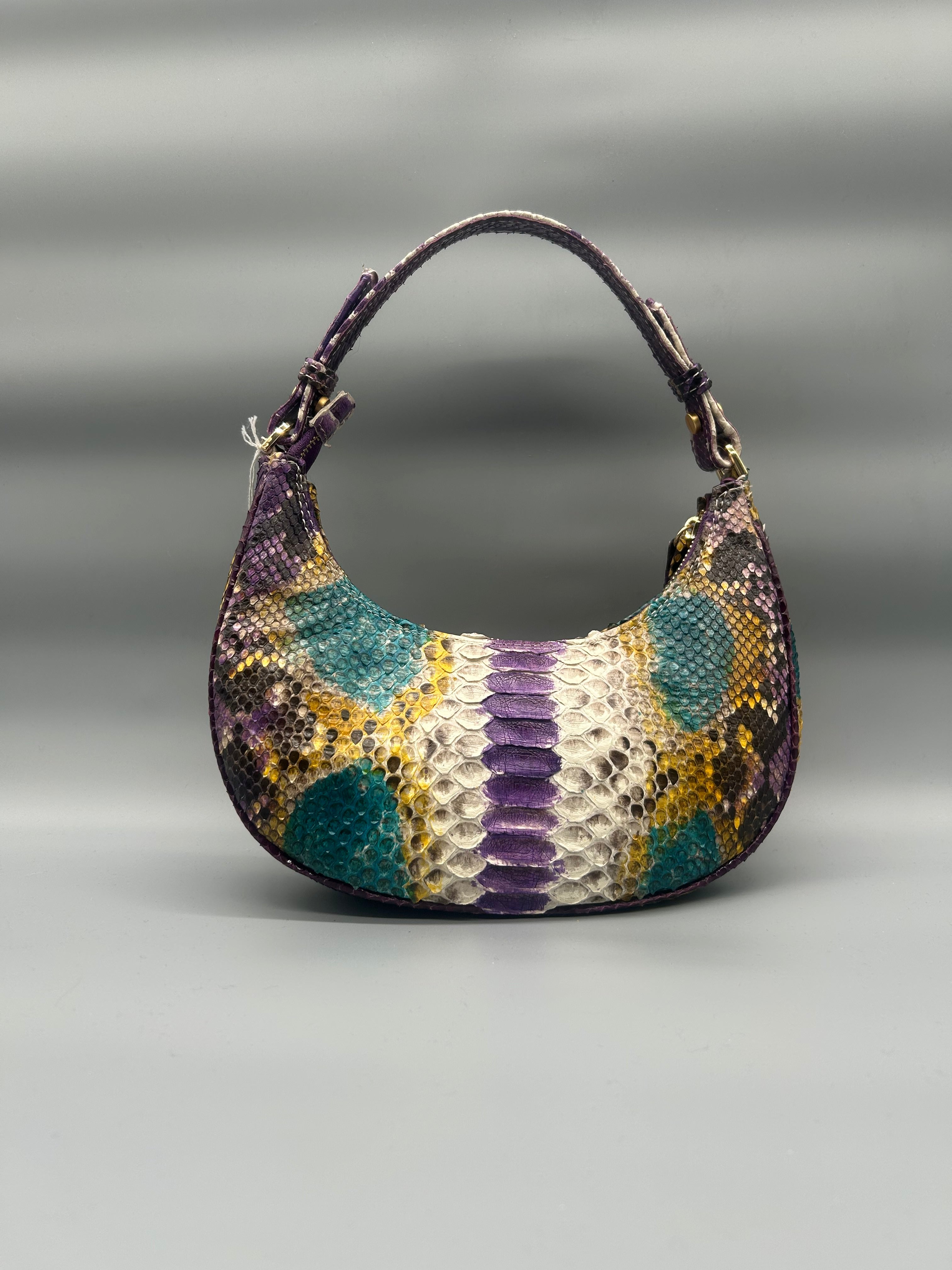 Borsa in pelle di pitone