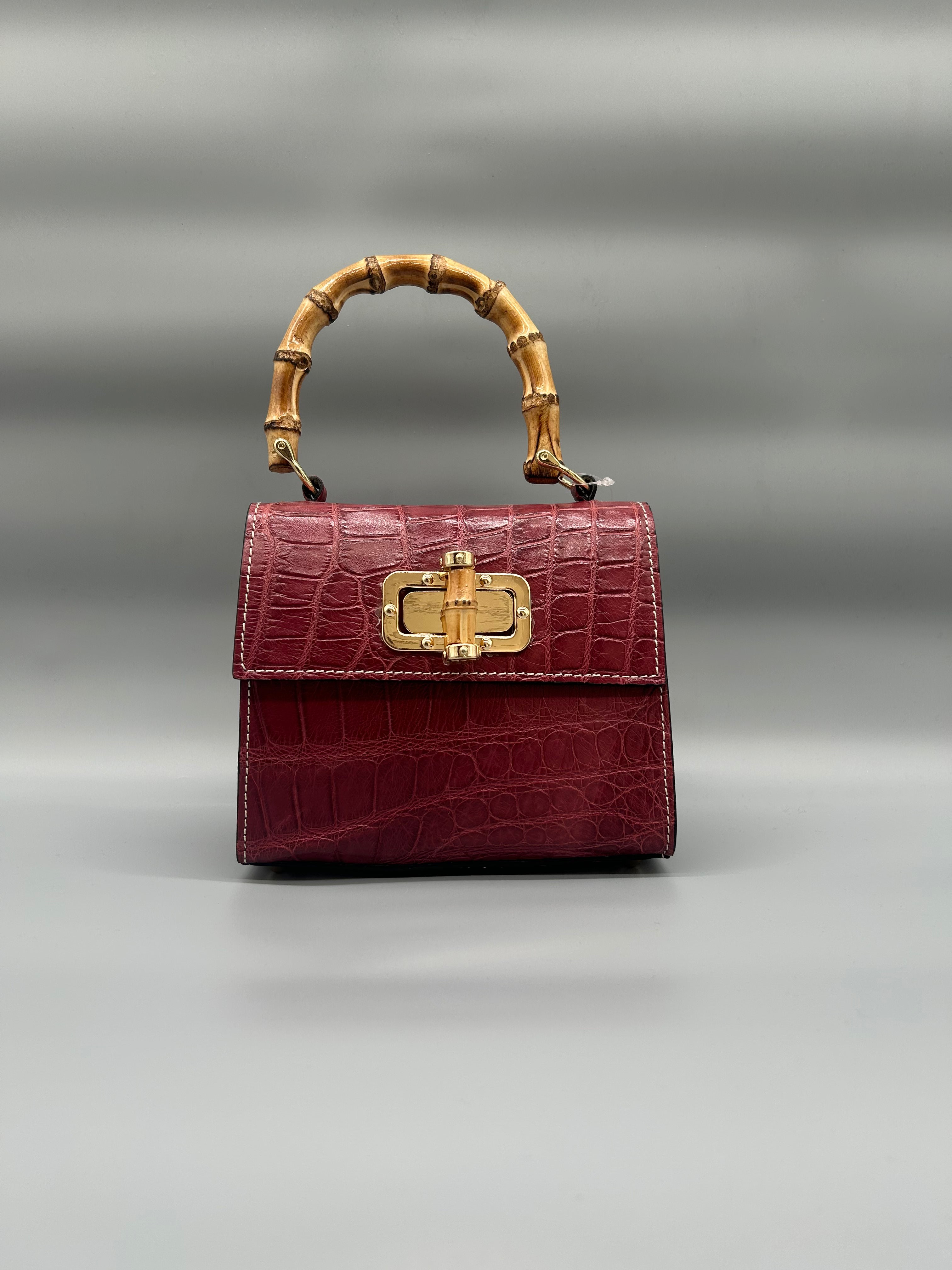 Borsa in pelle di coccodrillo