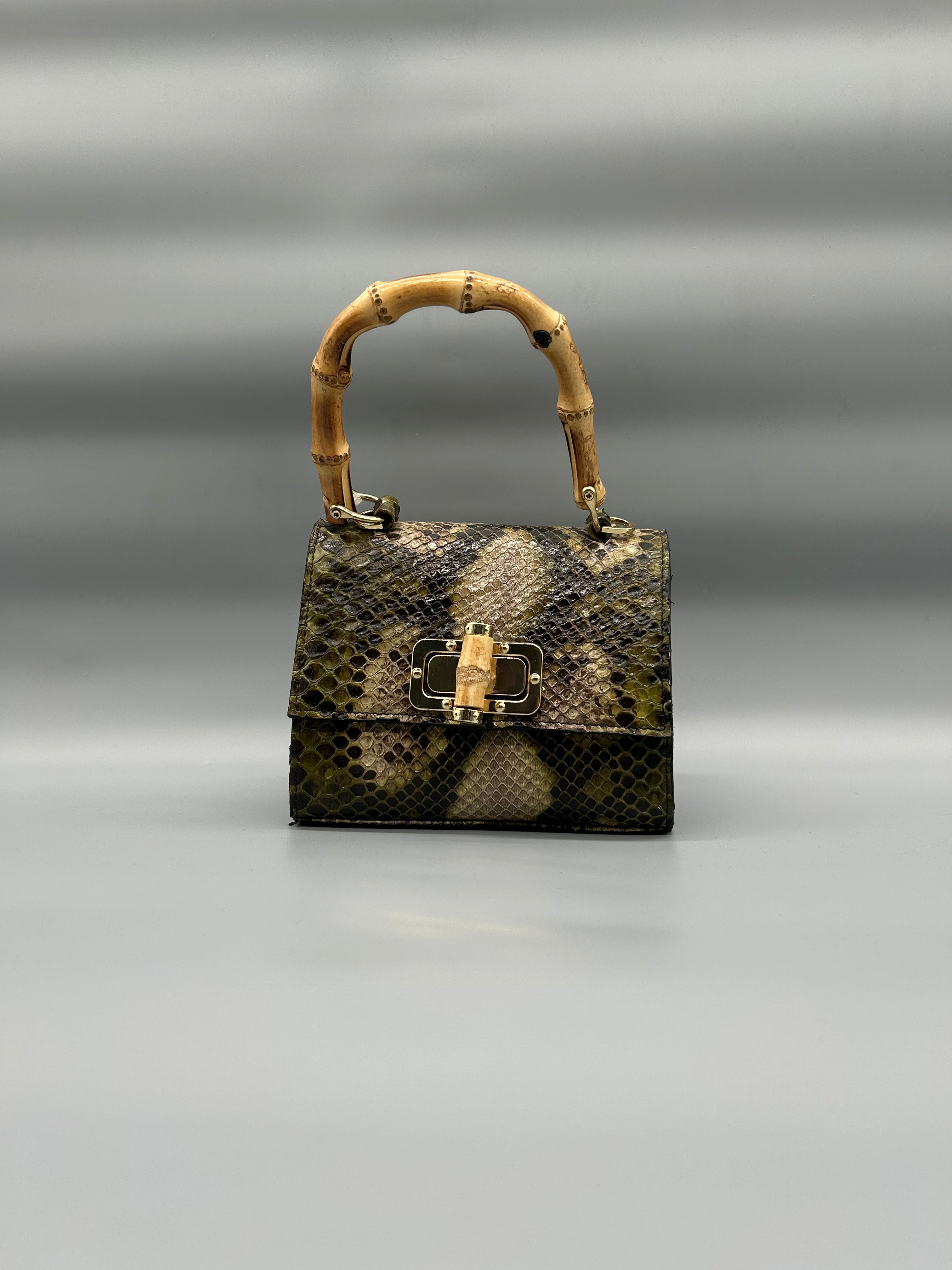 Borsa in pelle di pitone