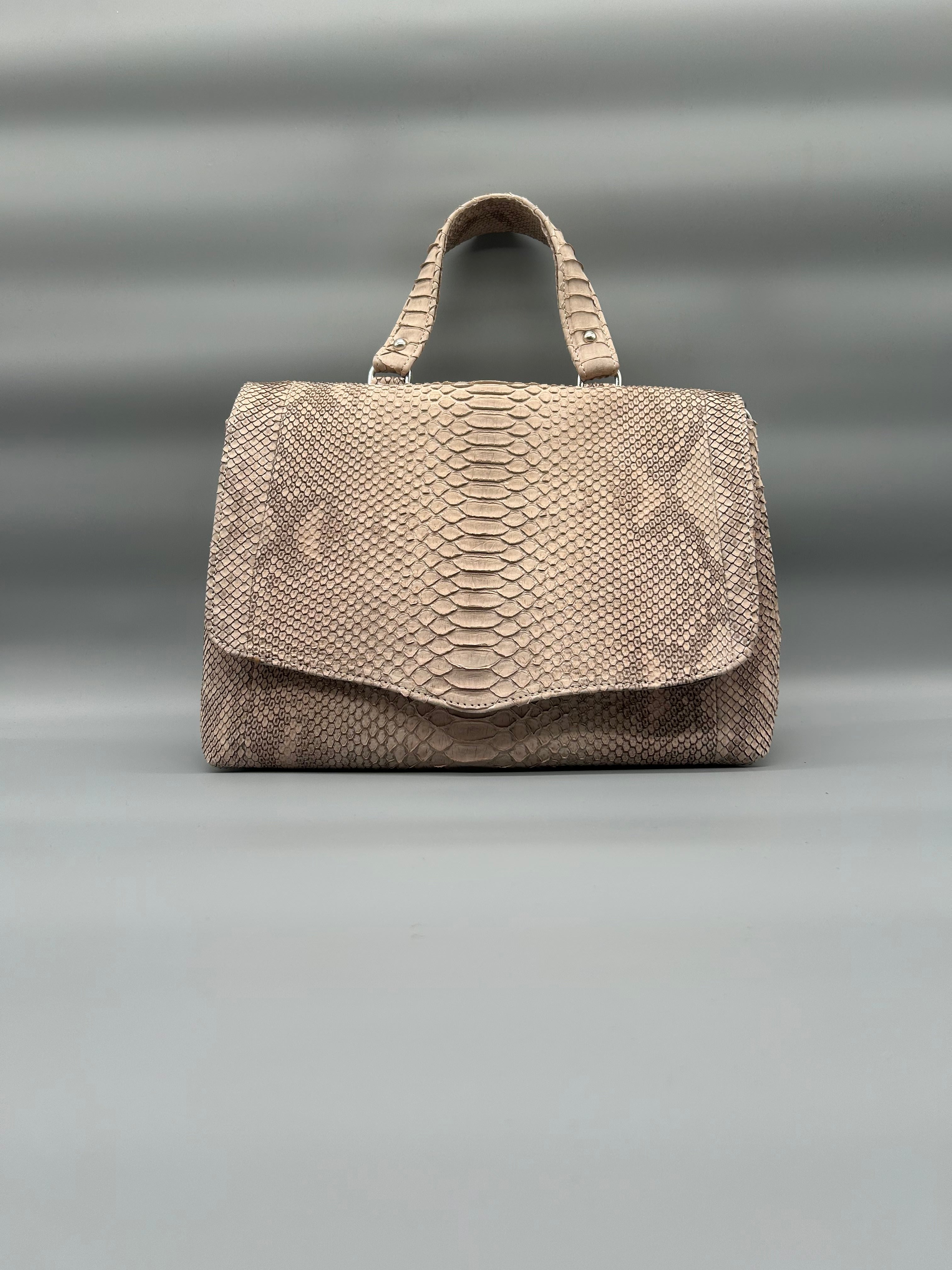 Borsa in pelle di pitone
