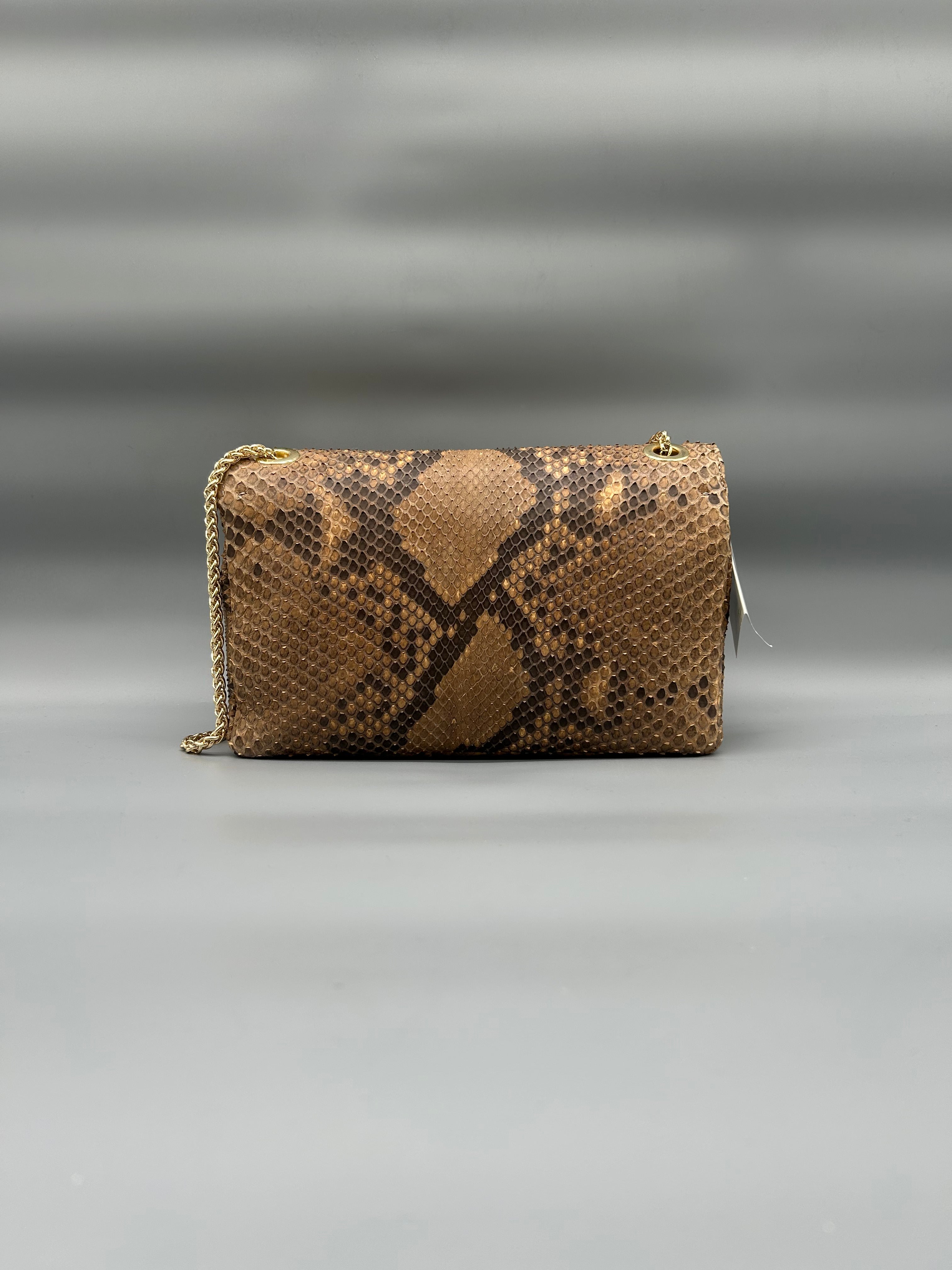 Borsa in pelle di pitone