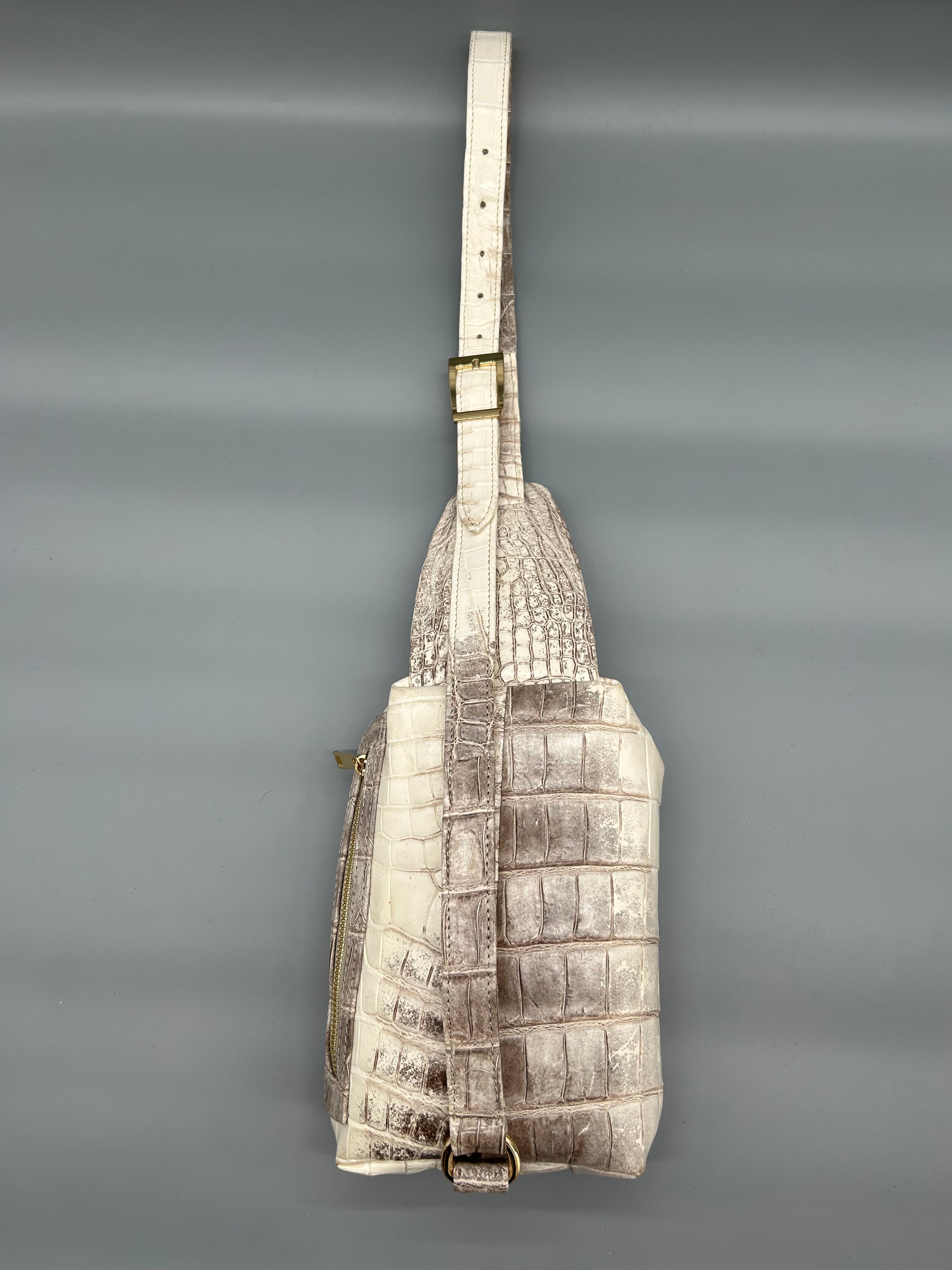 Borsa in pelle di coccodrillo