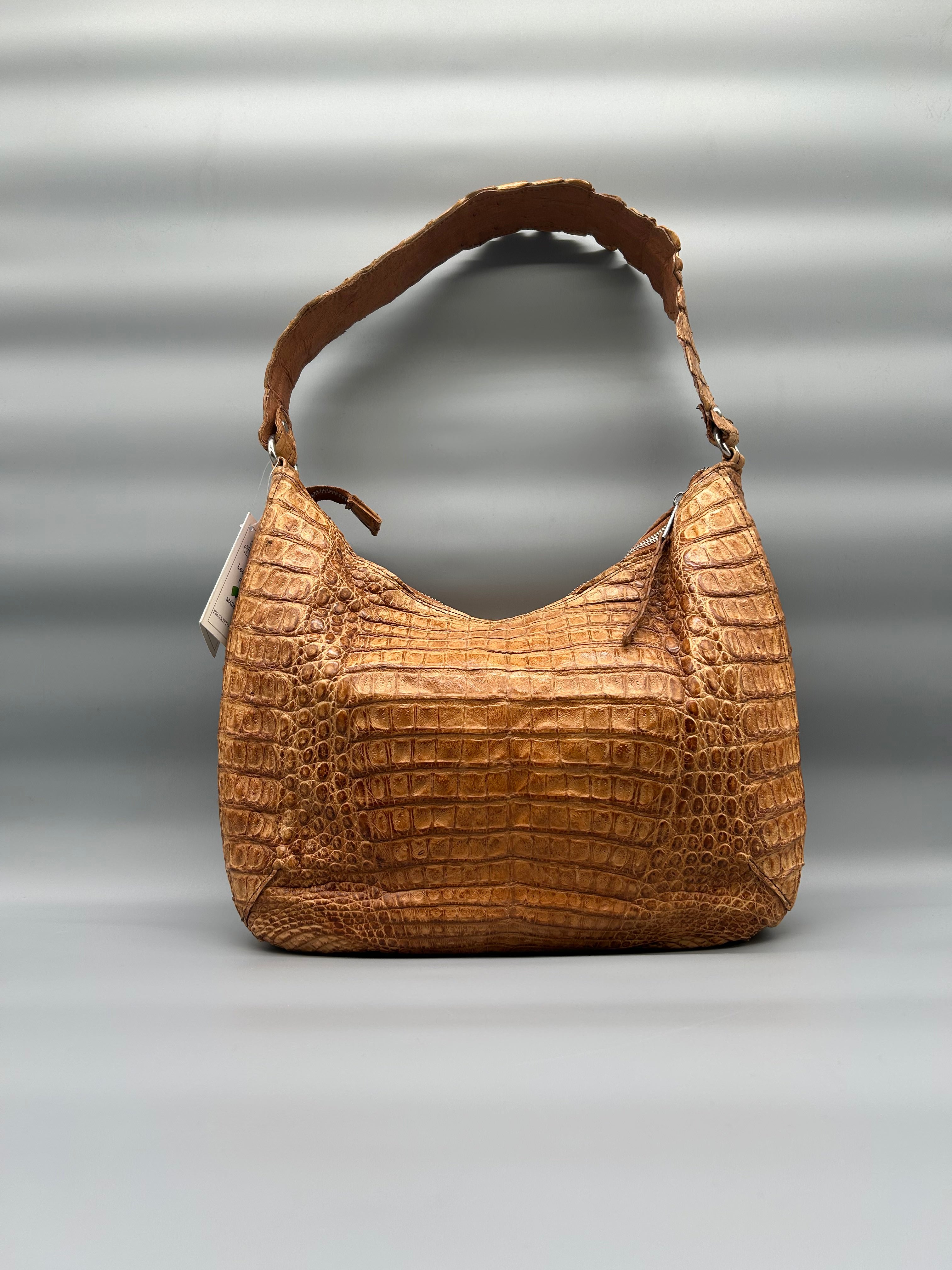 Borsa in pelle di coccodrillo