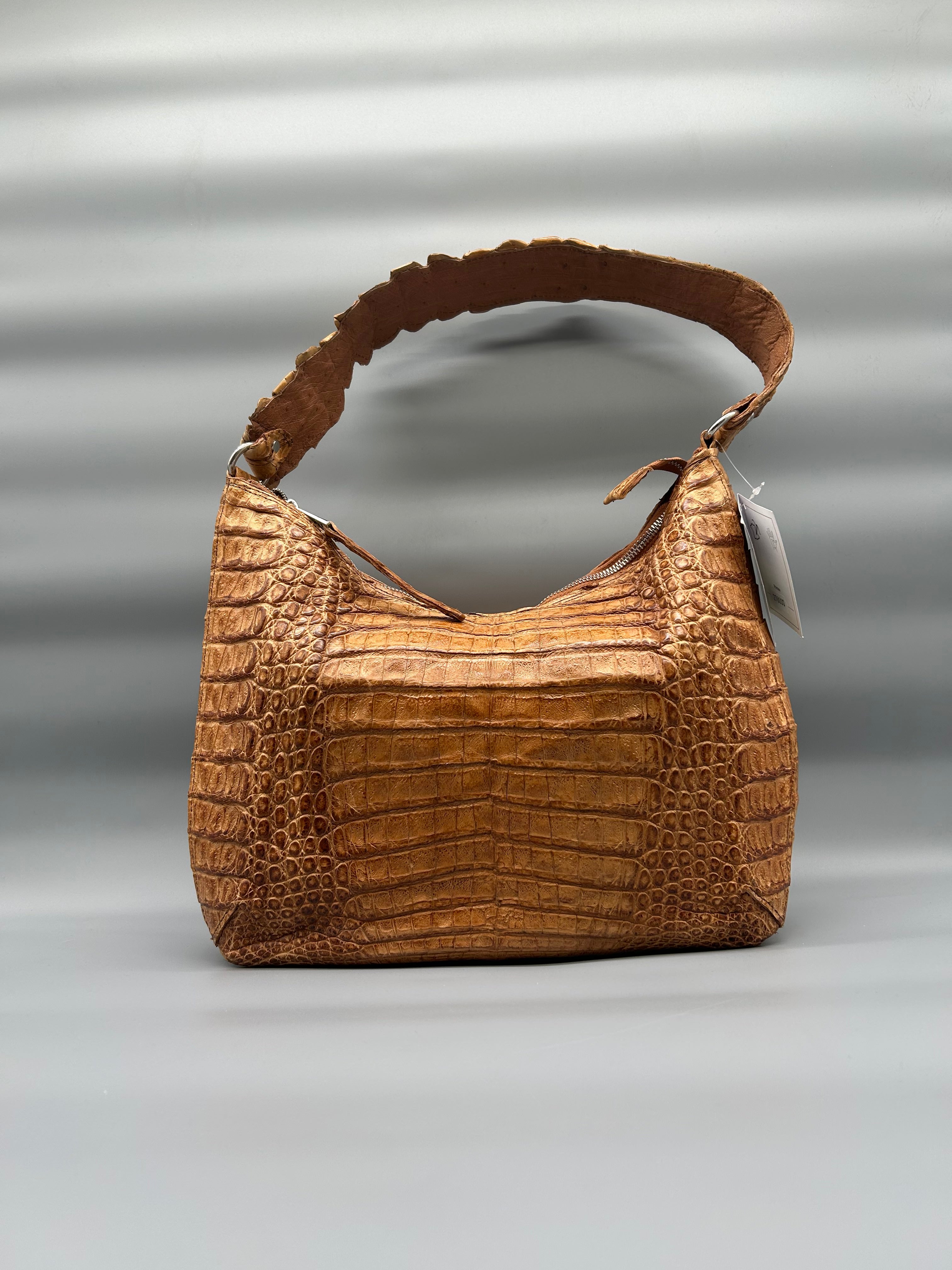 Borsa in pelle di coccodrillo