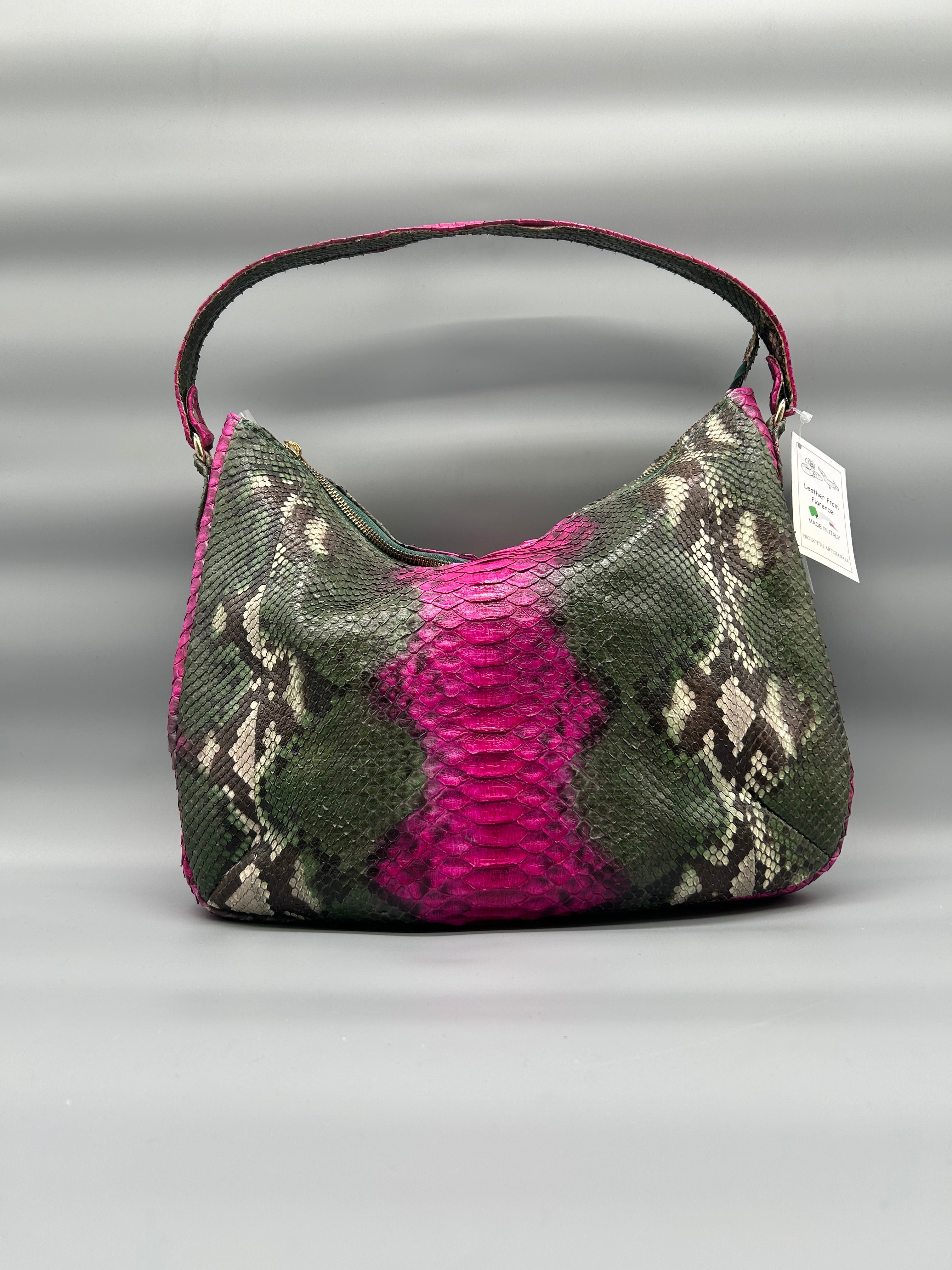 Borsa in pelle di pitone