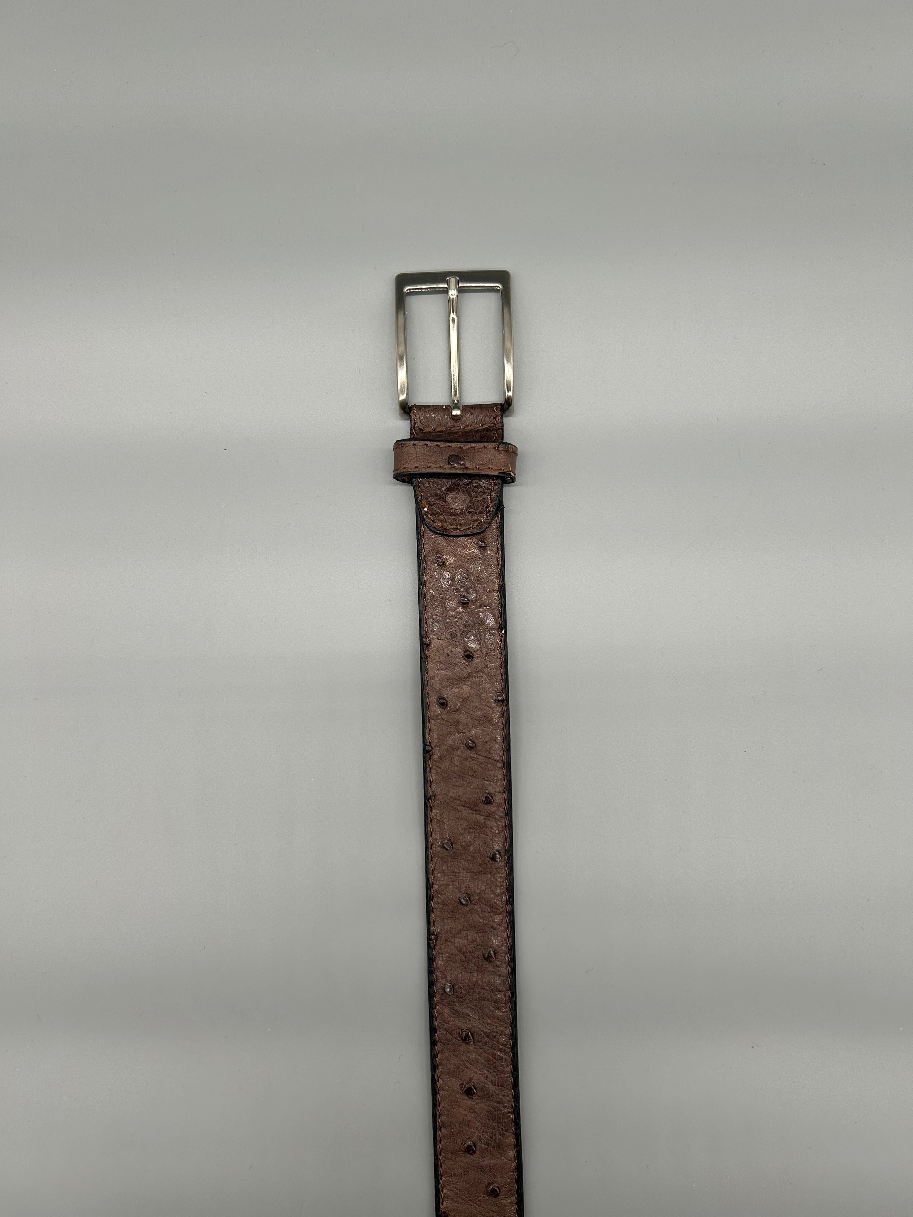 Cintura in pelle di struzzo