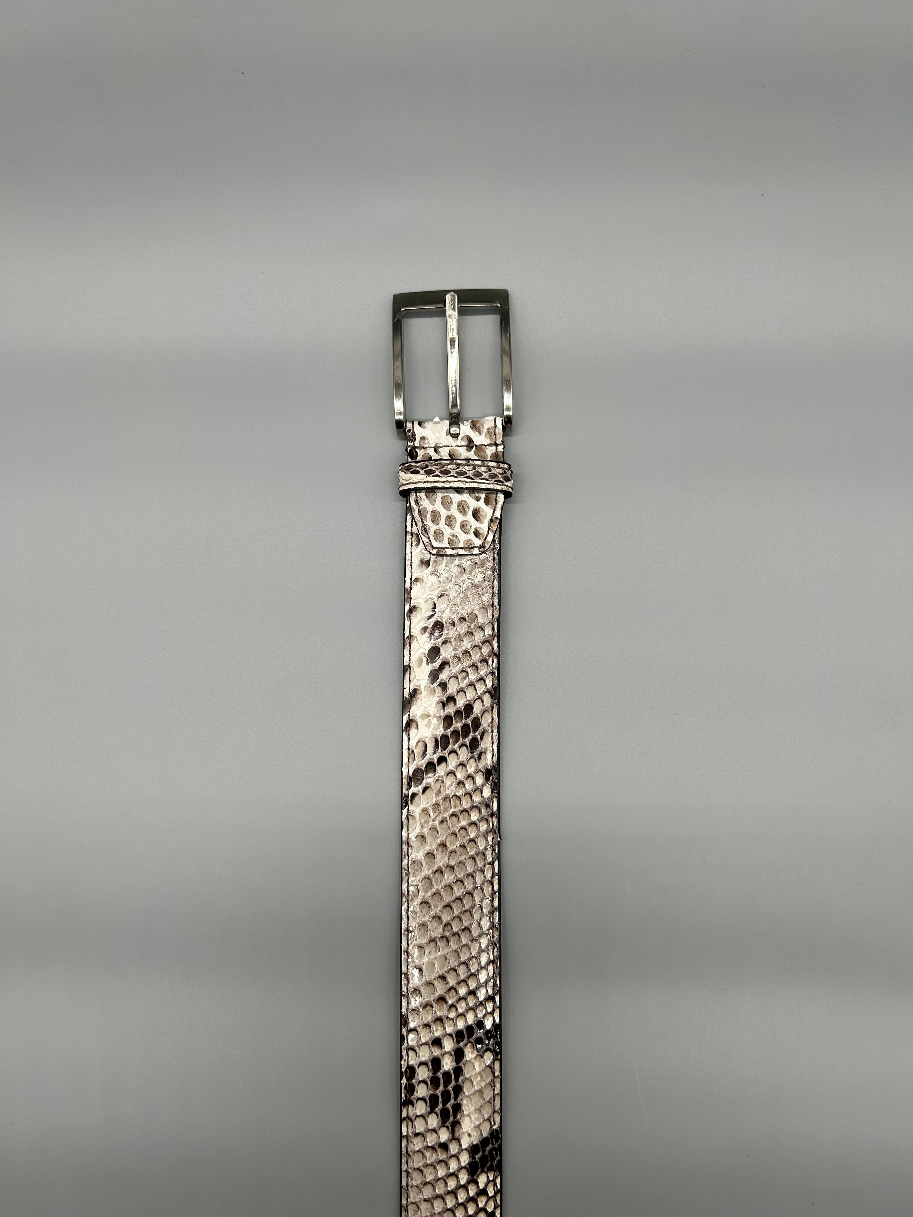 Cintura in pelle di pitone