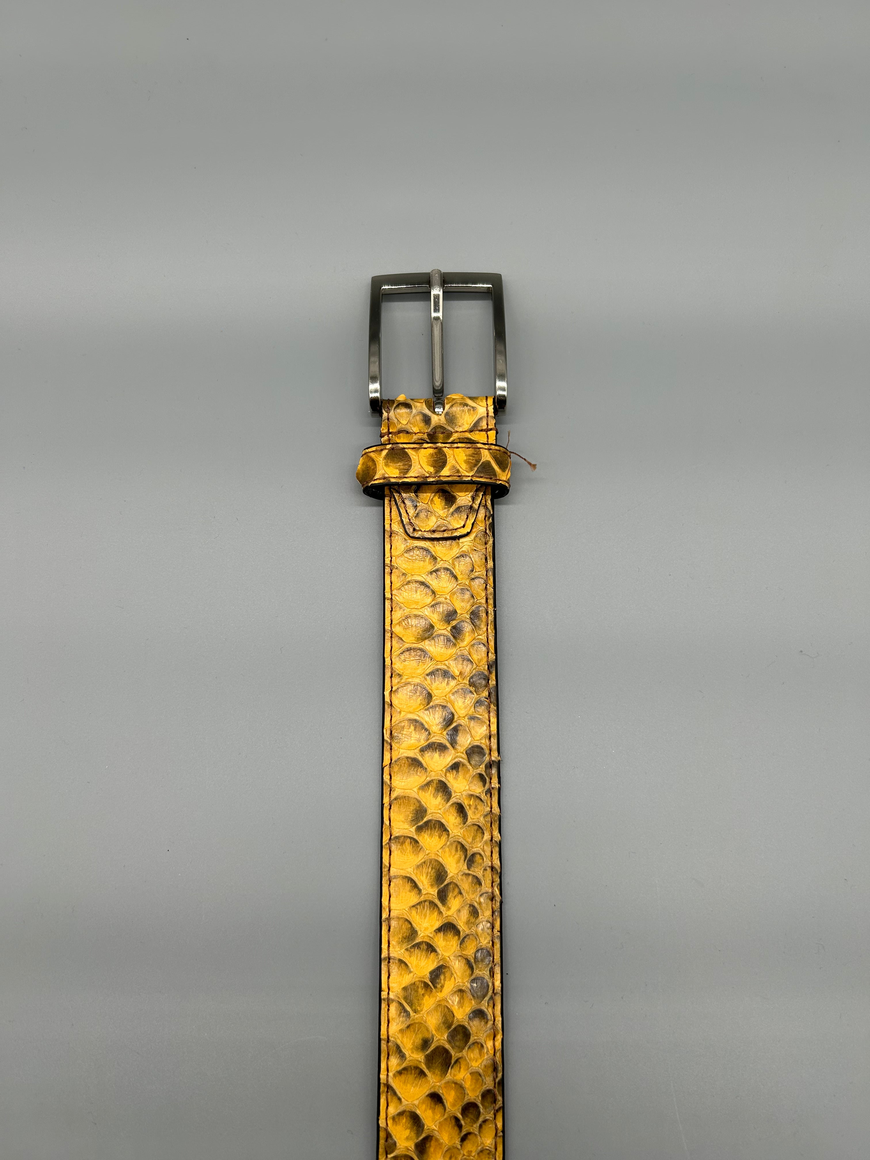 Cintura in pelle di pitone