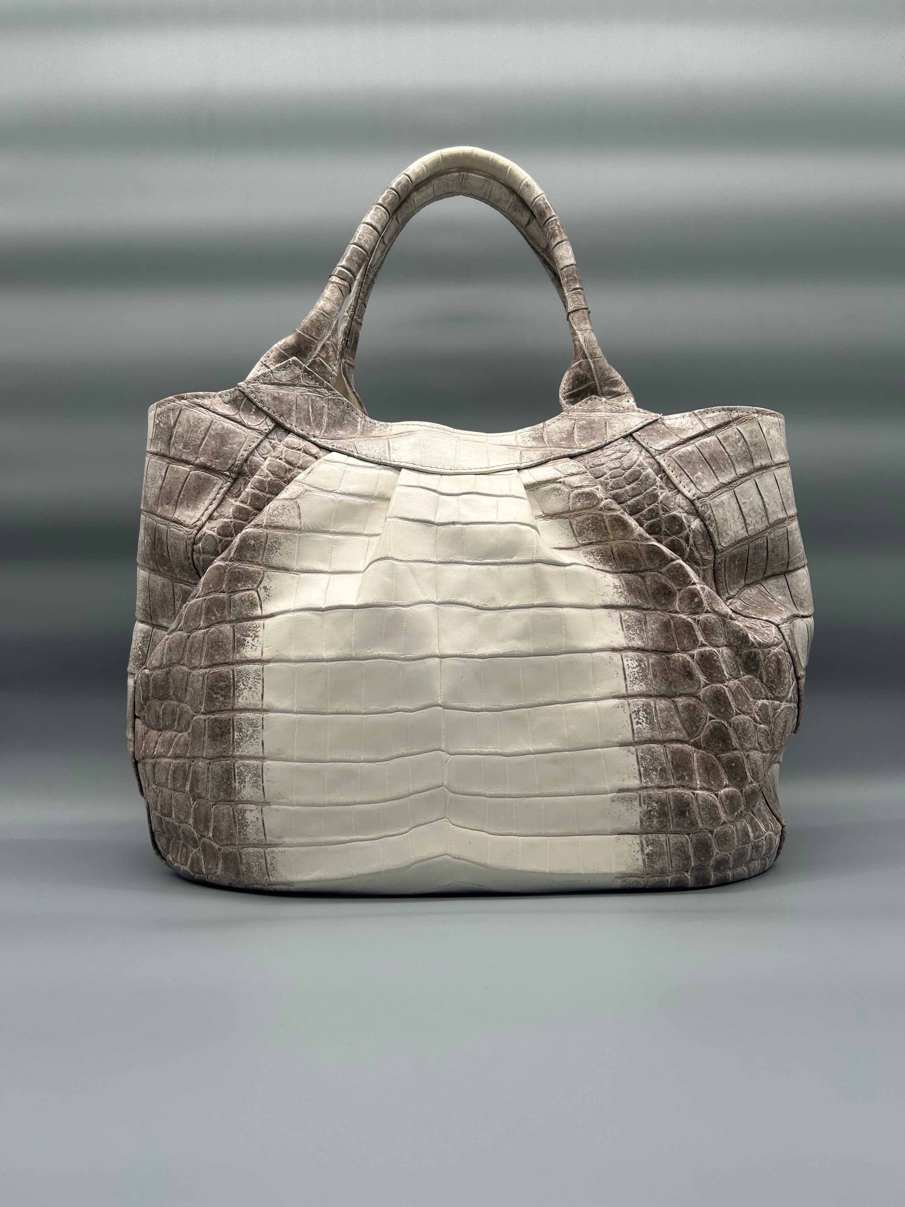 Borsa in pelle di coccodrillo