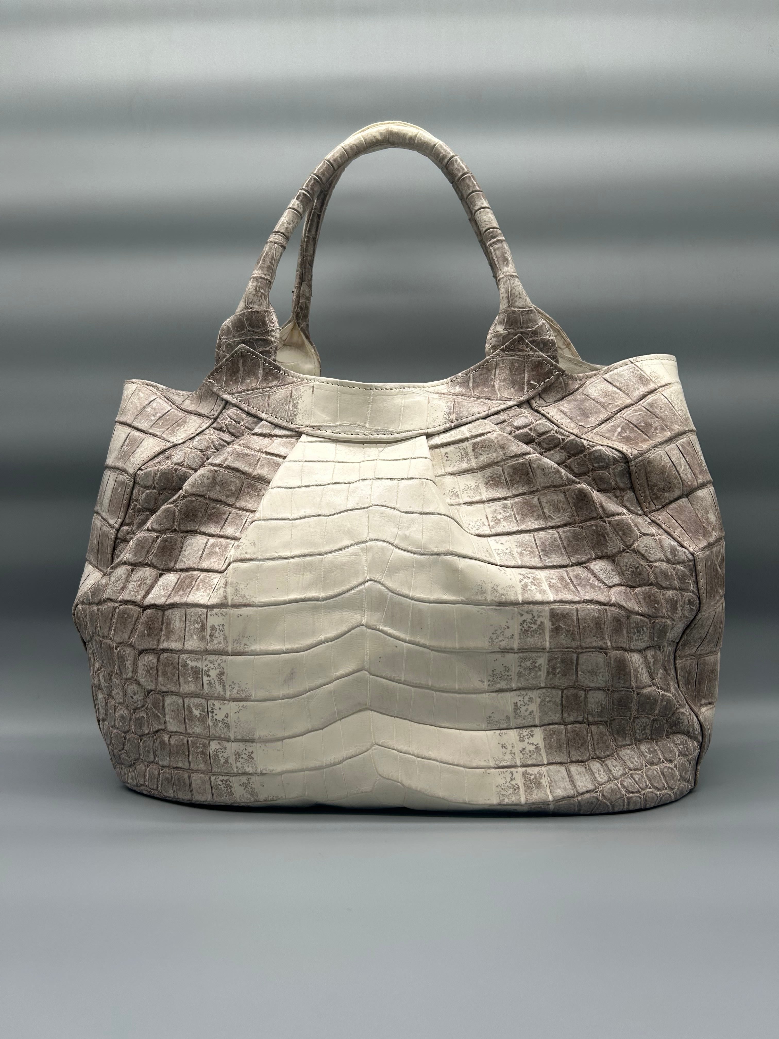 Borsa in pelle di coccodrillo
