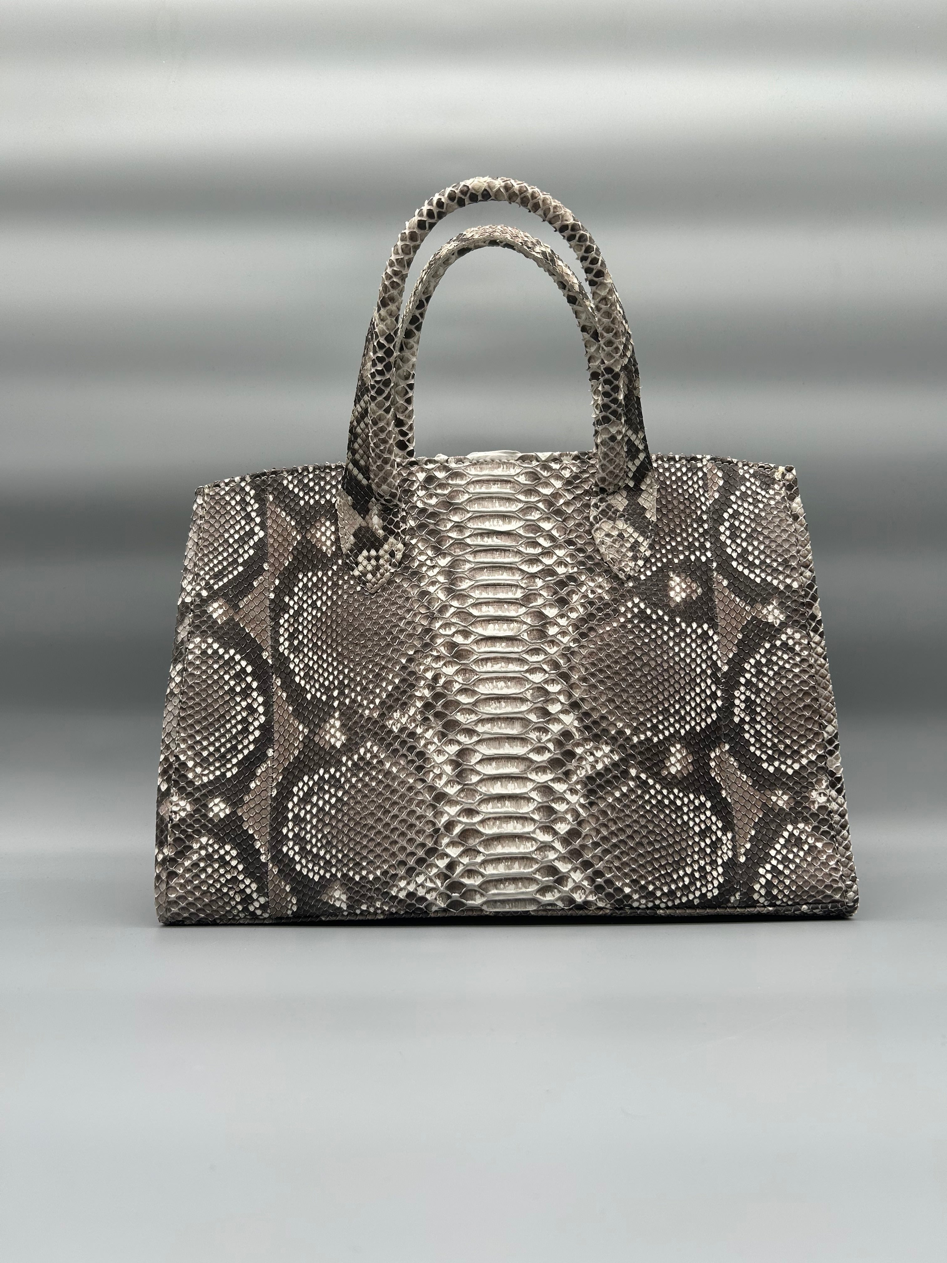 Borsa in pelle di pitone